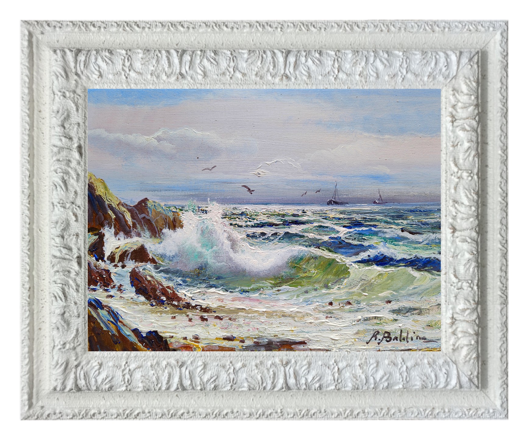 Rossella Baldino, Italian little swell n°2 painting Rossella Baldino, Italian little swell n°2 painting