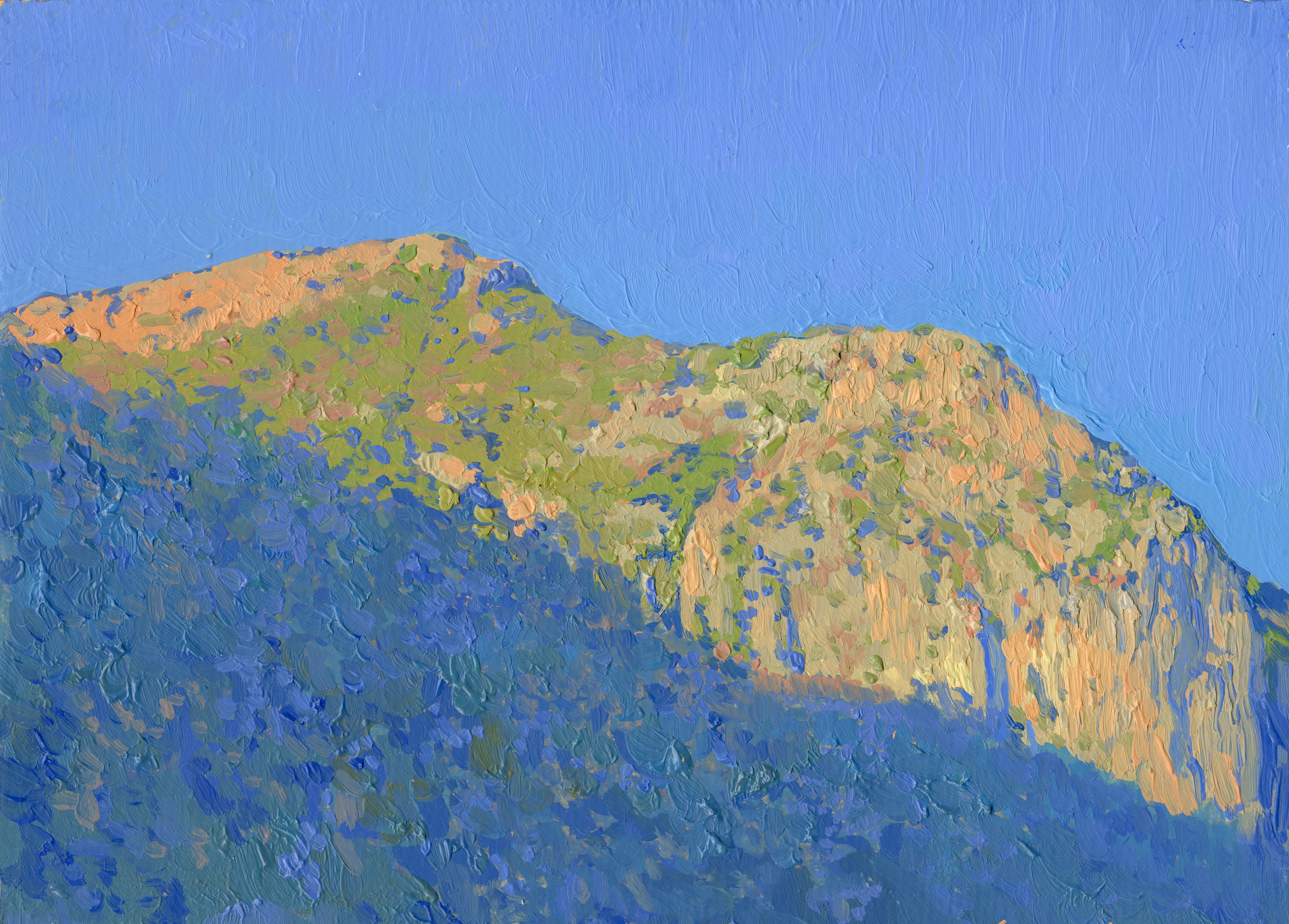 Simon Kozhin, The last rays of the sun on the top of the mountain Simon Kozhin, The last rays of the sun on the top of the mountain
