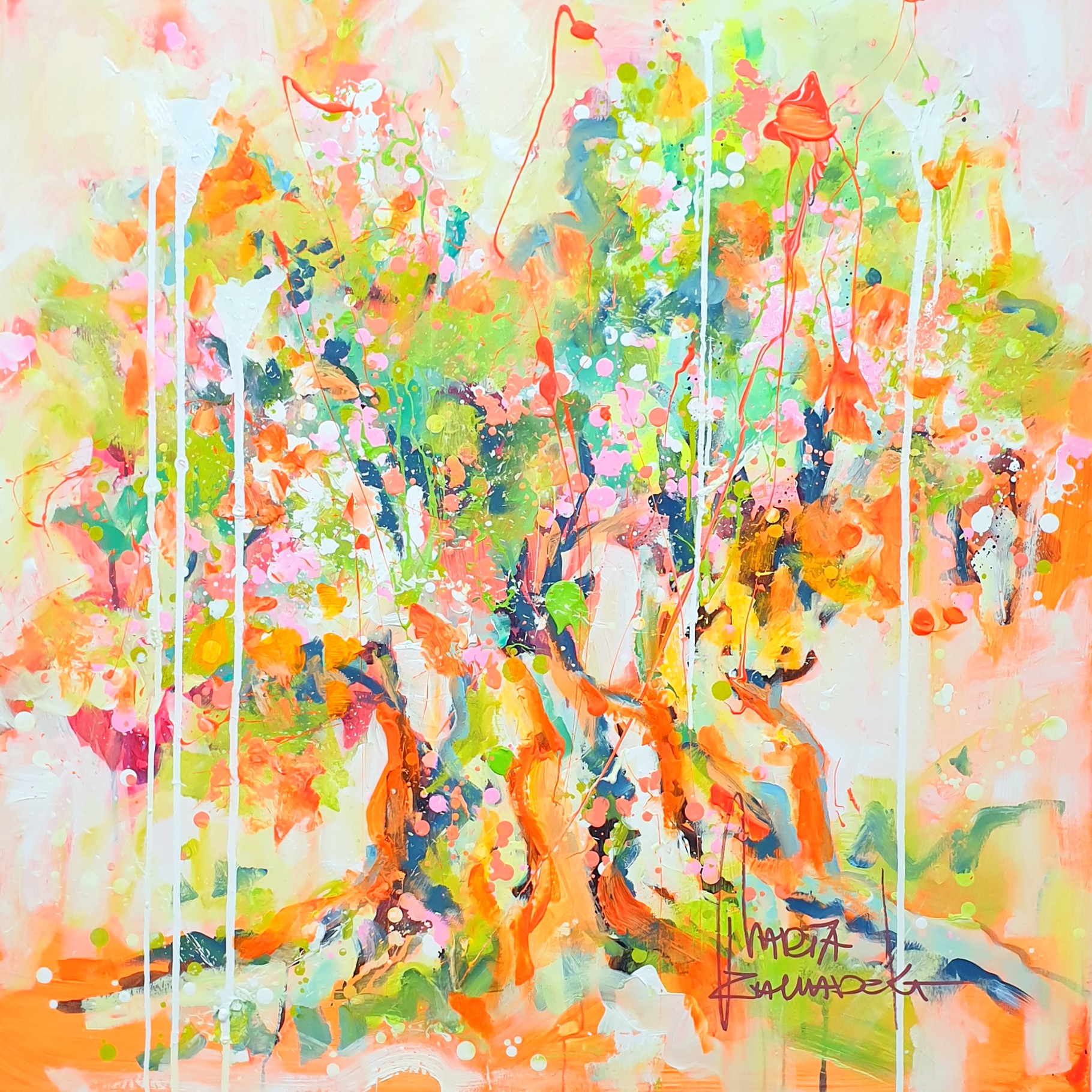 Marta Zawadzka, Spring in the olive garden Marta Zawadzka, Spring in the olive garden