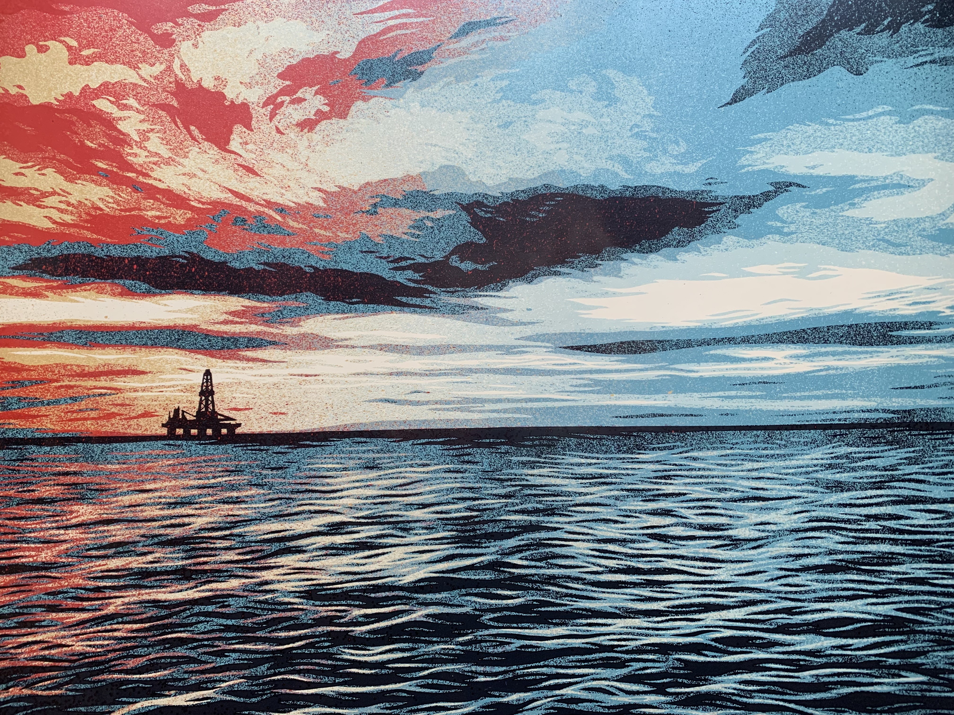 Shepard Fairey (Obey), Sunset as the fall approaches Shepard Fairey (Obey), Sunset as the fall approaches