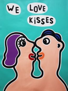 We love kisses, Moustache Bleue