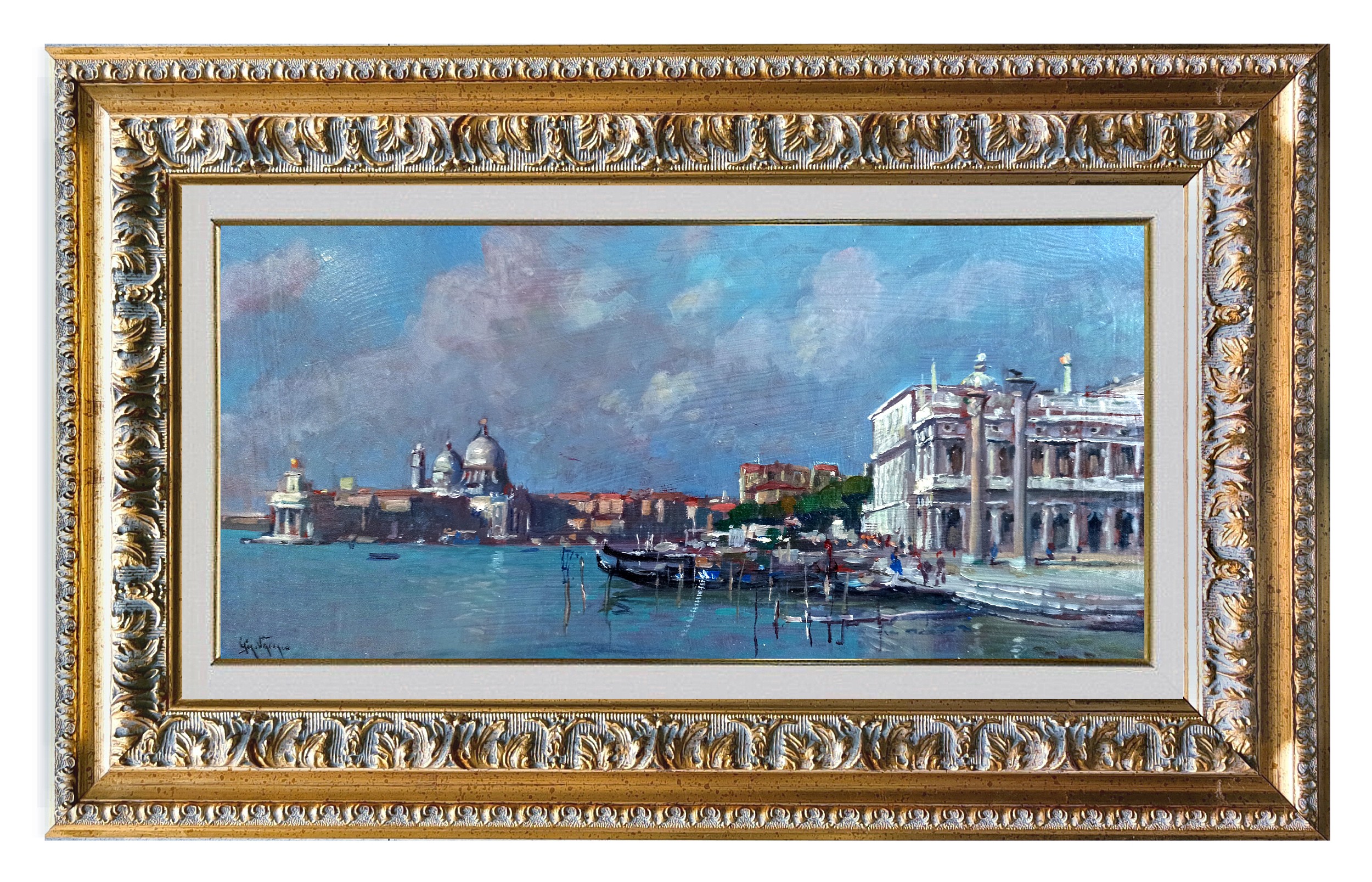 Giacomo Vaccaro, Piazza San Marco - Venice cityscape italy painting Giacomo Vaccaro, Piazza San Marco - Venice cityscape italy painting