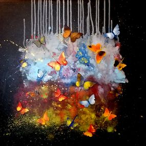 Gemälde, Papillons n°1228, Patrick Salamone