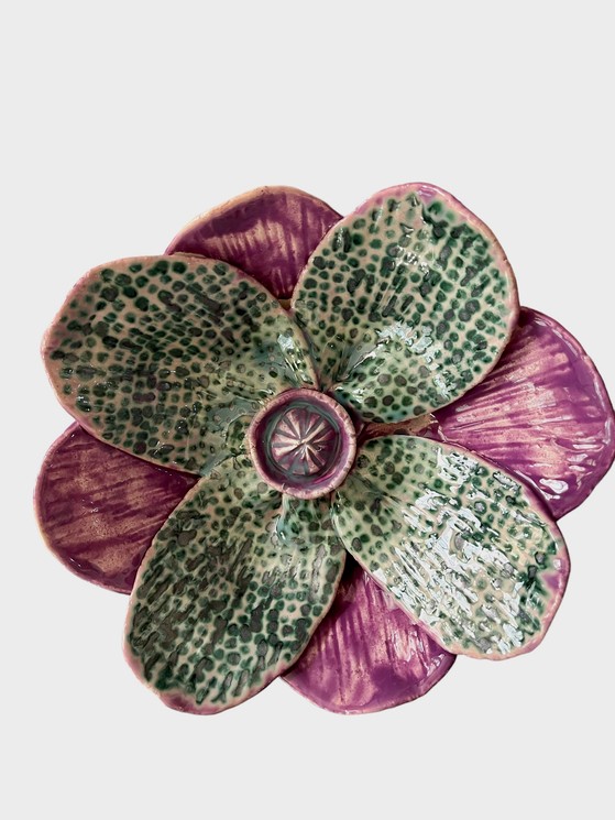 Fabienne Auzolle, Fleurs céramique, 