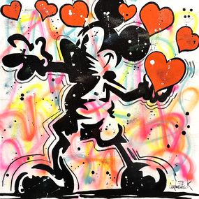 Painting, Mickey is in love, Patrick Cornée