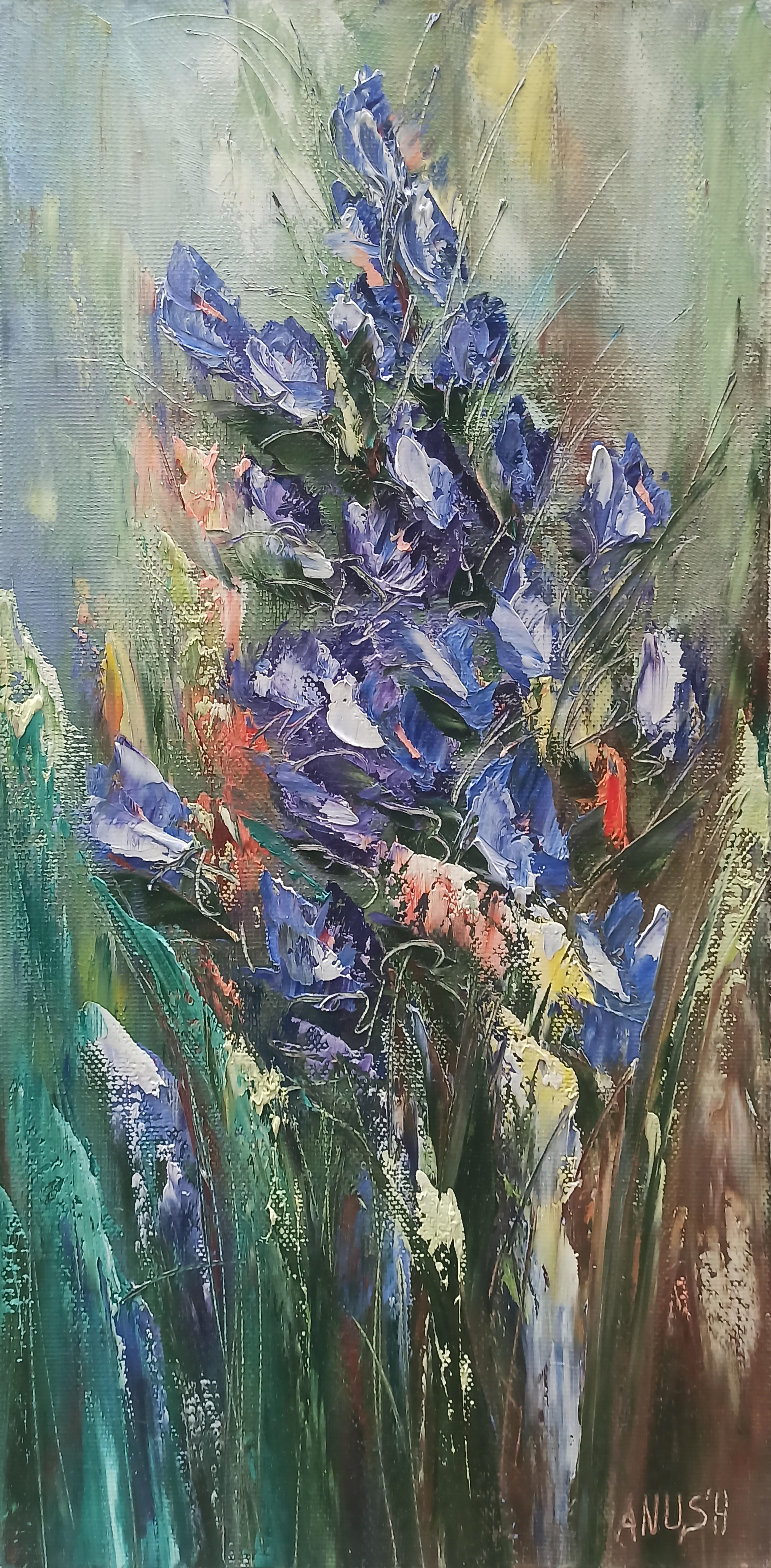 Anush Emiryan, Blue flowers Anush Emiryan, Blue flowers