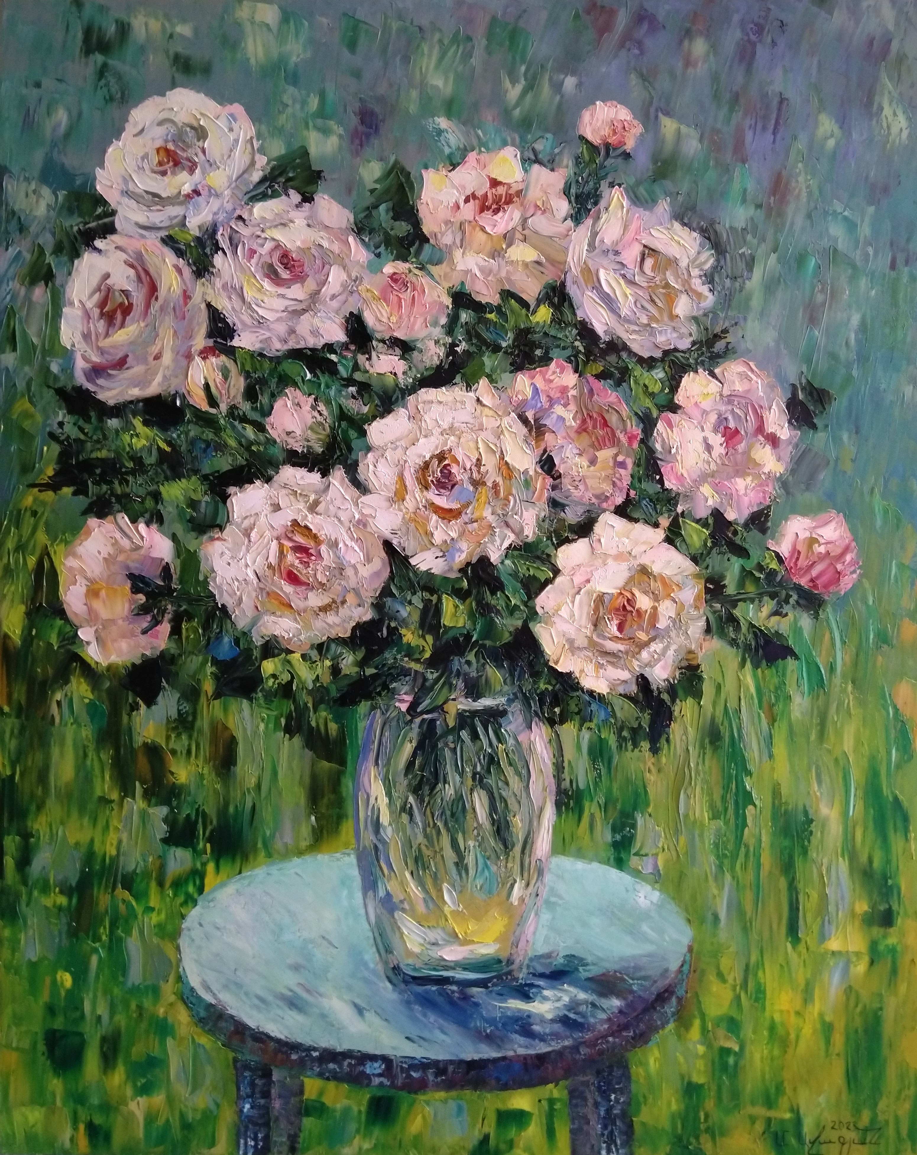 Andranik Harutyunyan, Pink roses Andranik Harutyunyan, Pink roses