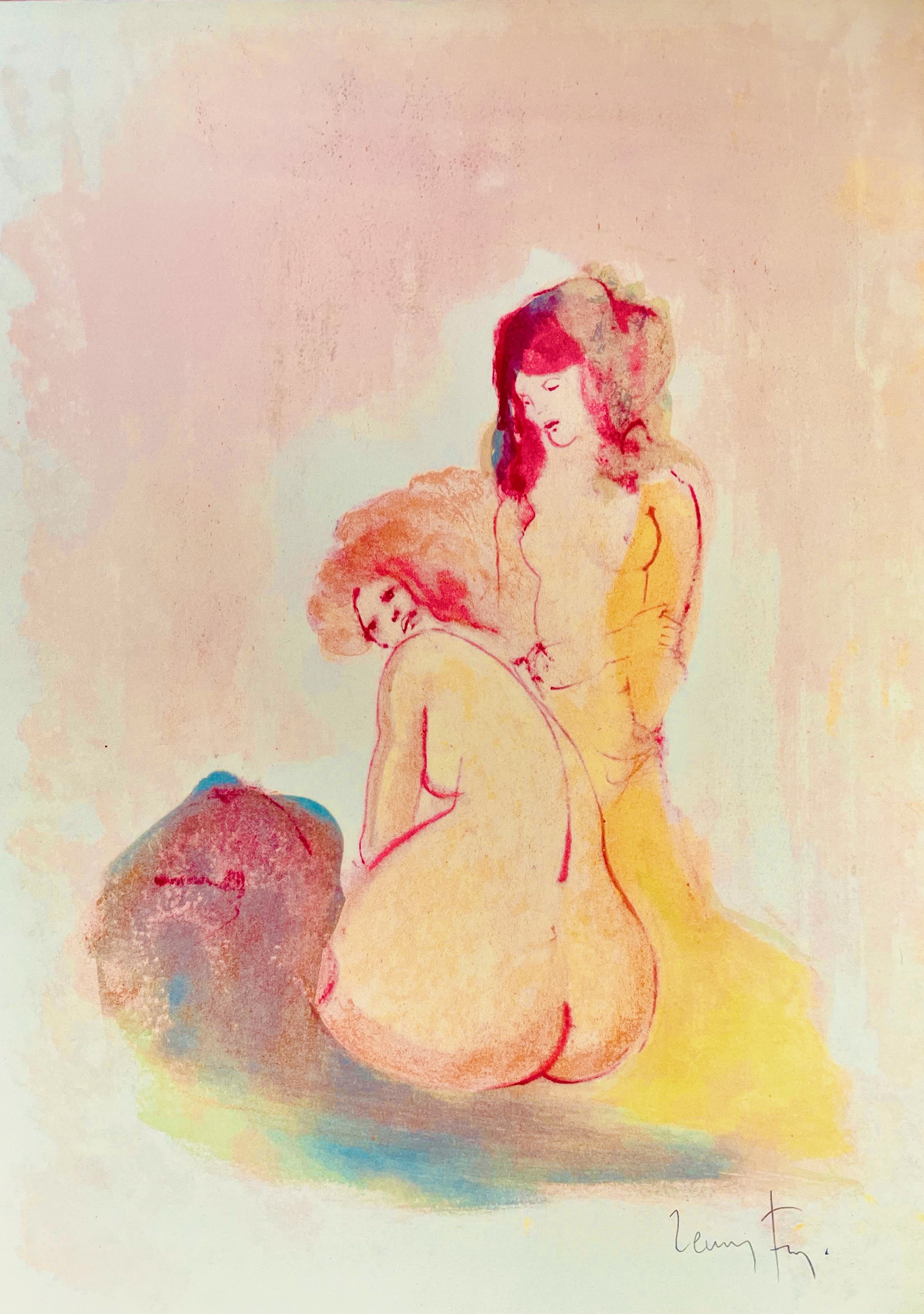 Leonor Fini, Deux amies Two girlfriends in love Leonor Fini, Deux amies Two girlfriends in love