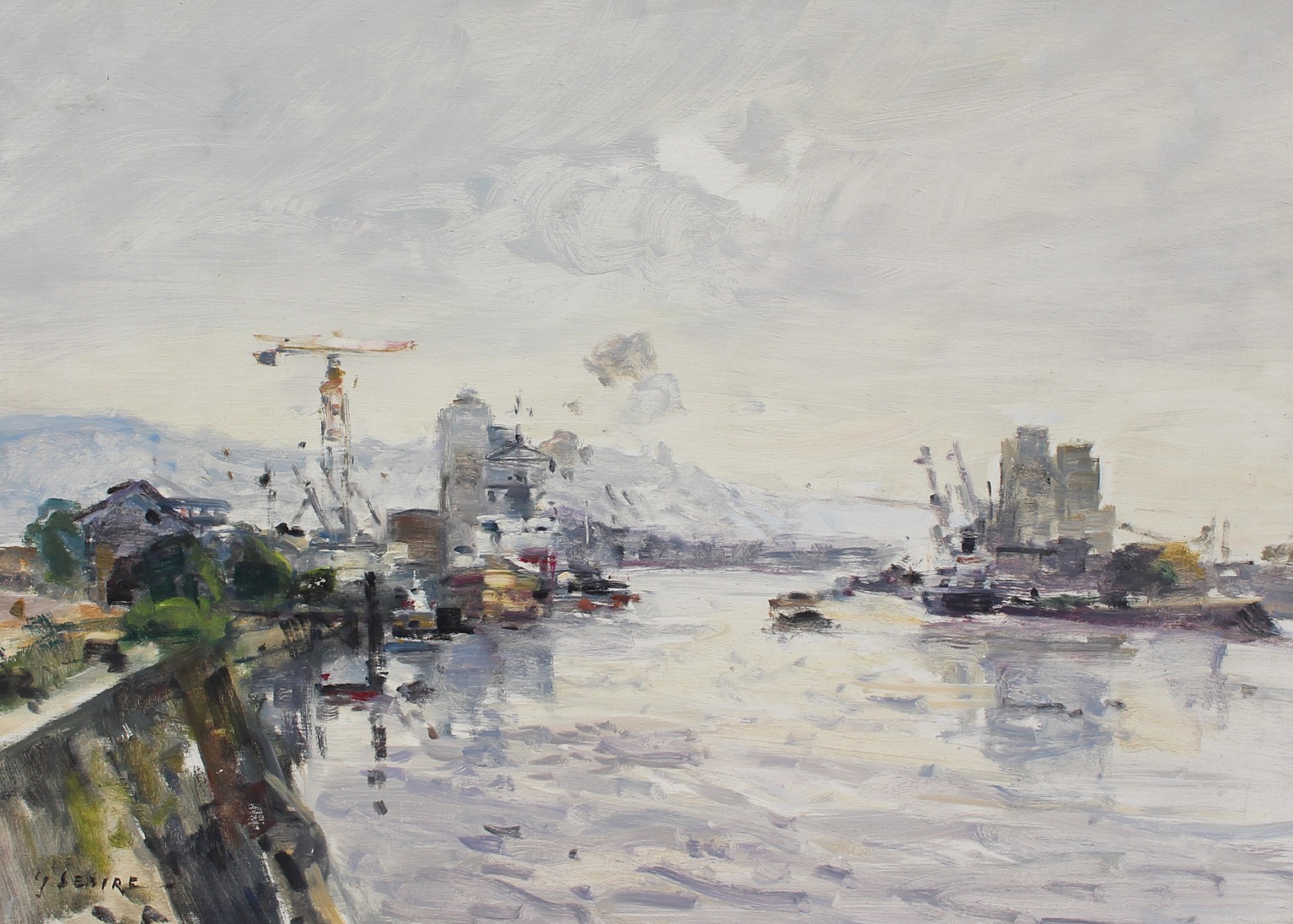 Gaston Sebire, Brume sur la seine Gaston Sebire, Brume sur la seine