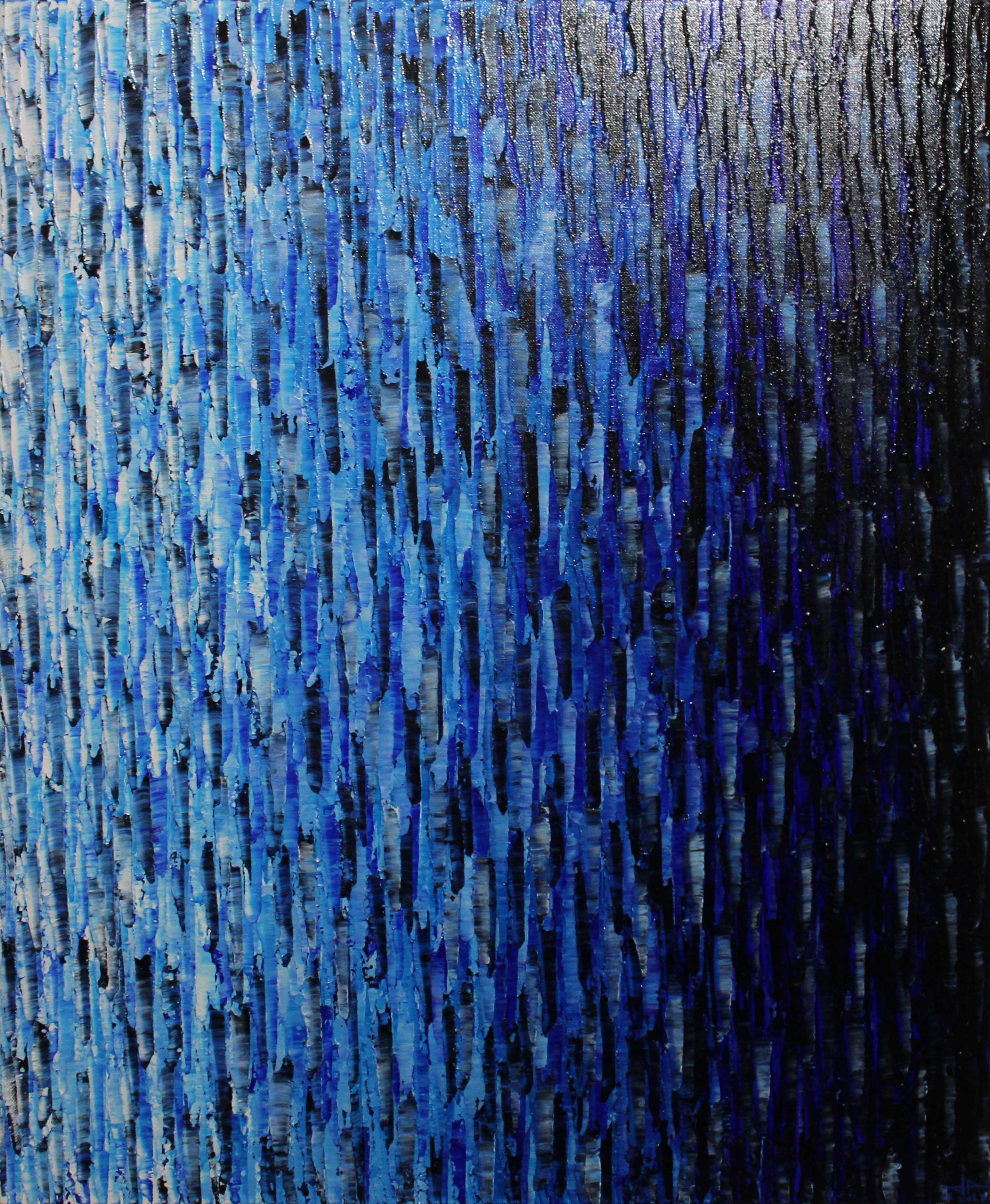 Jonathan Pradillon, Fondu couleur blanc bleu Jonathan Pradillon, Fondu couleur blanc bleu