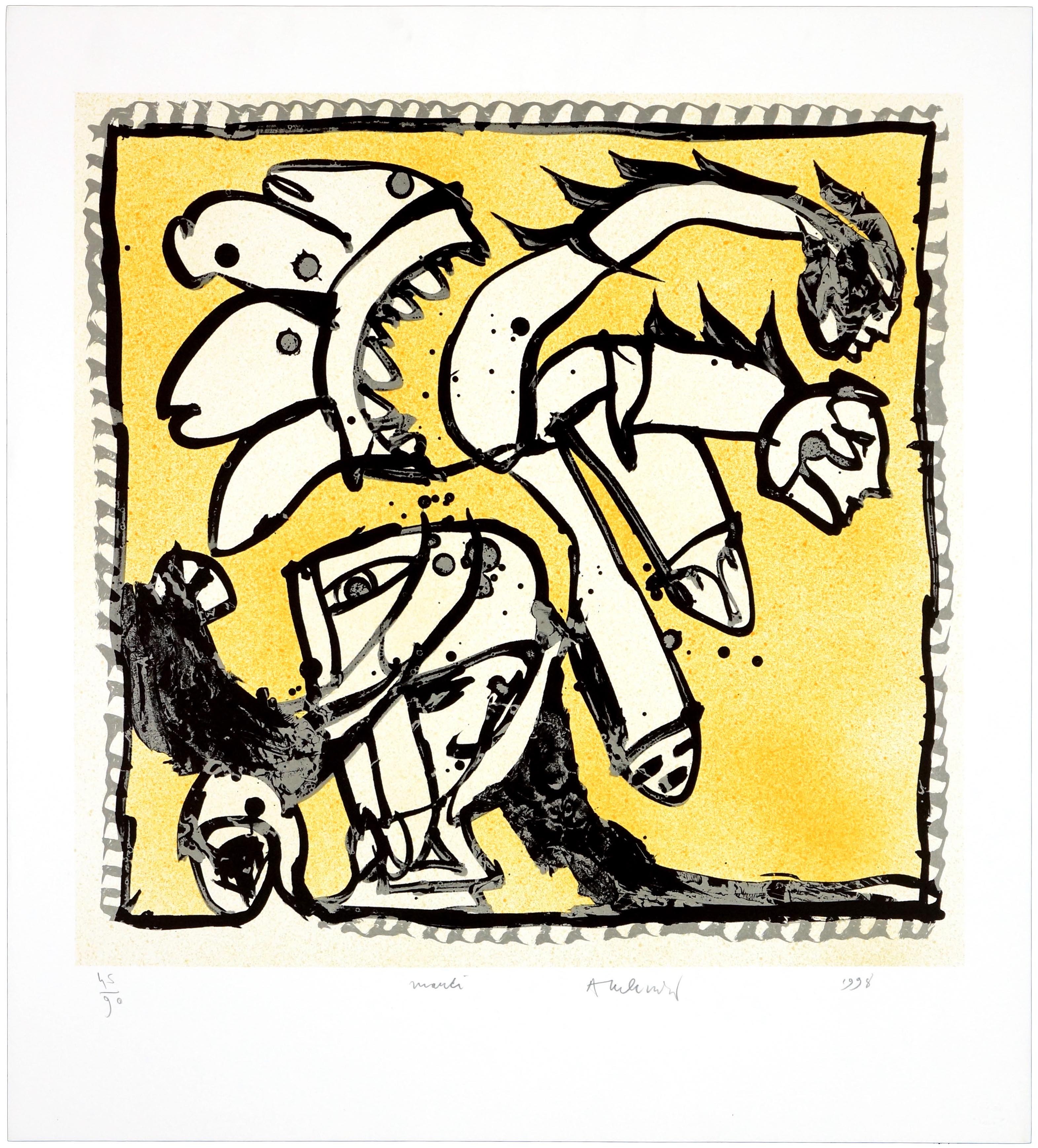 Pierre Alechinsky, Une bonne semaine, Mardi Pierre Alechinsky, Une bonne semaine, Mardi