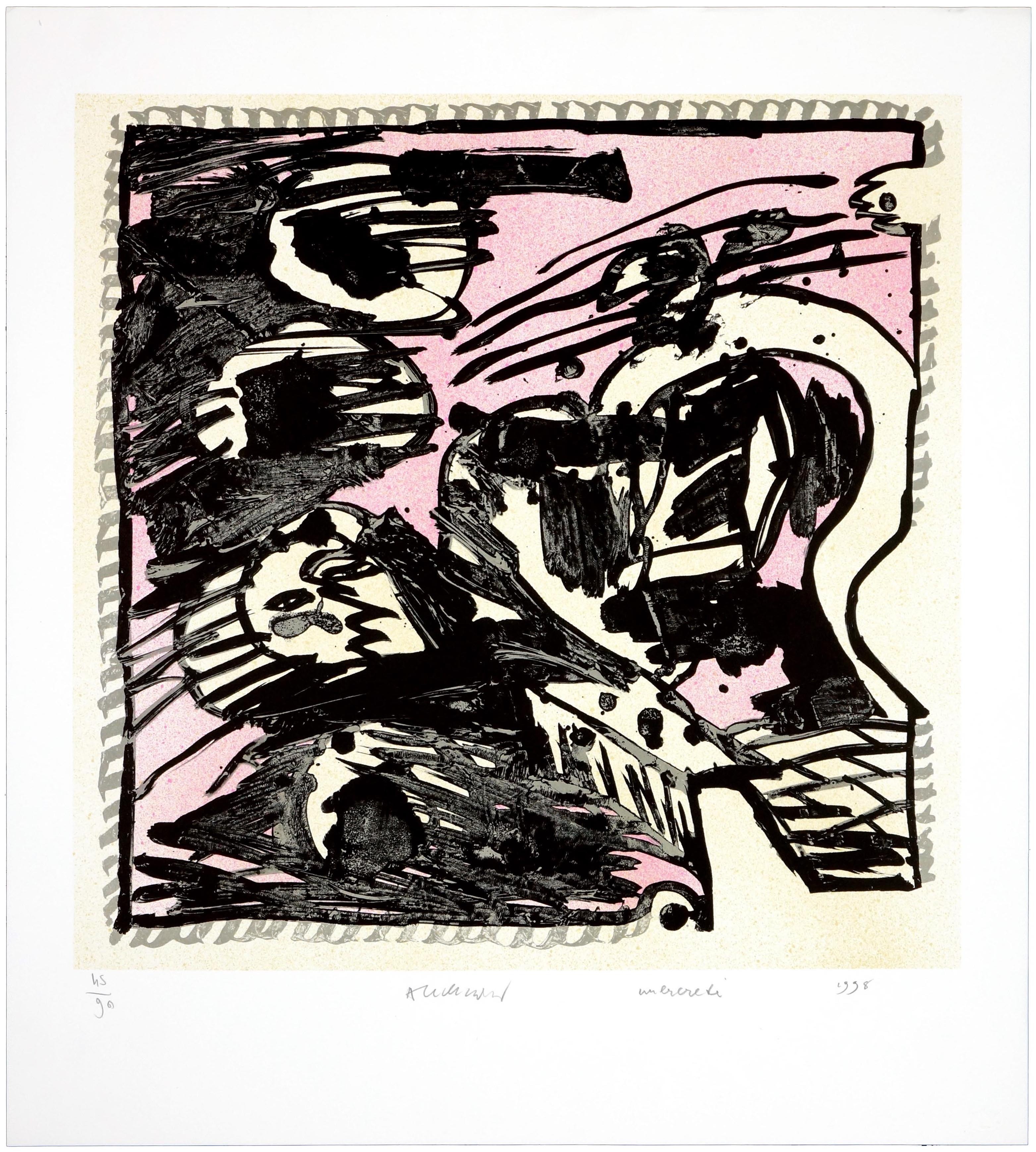 Pierre Alechinsky, Une bonne semaine, Mercredi Pierre Alechinsky, Une bonne semaine, Mercredi