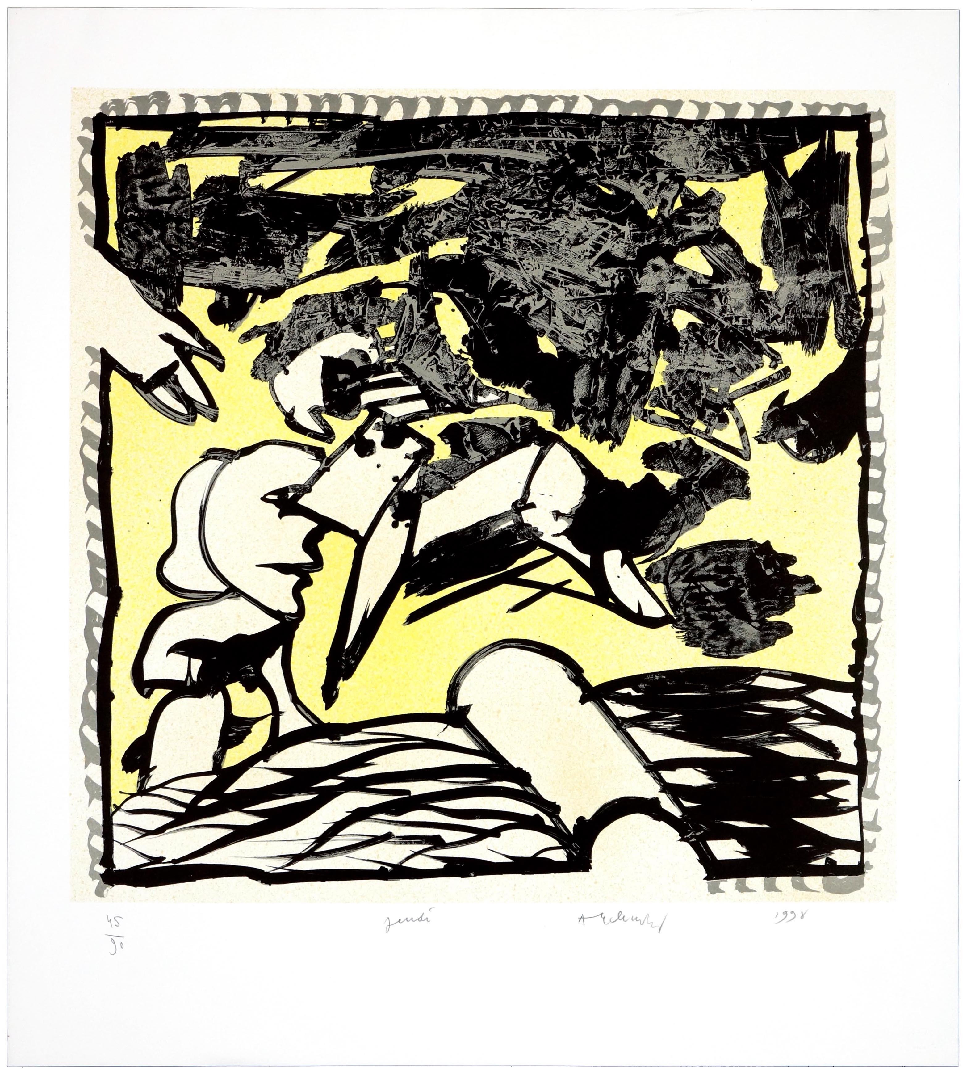 Pierre Alechinsky, Une bonne semaine, Jeudi Pierre Alechinsky, Une bonne semaine, Jeudi