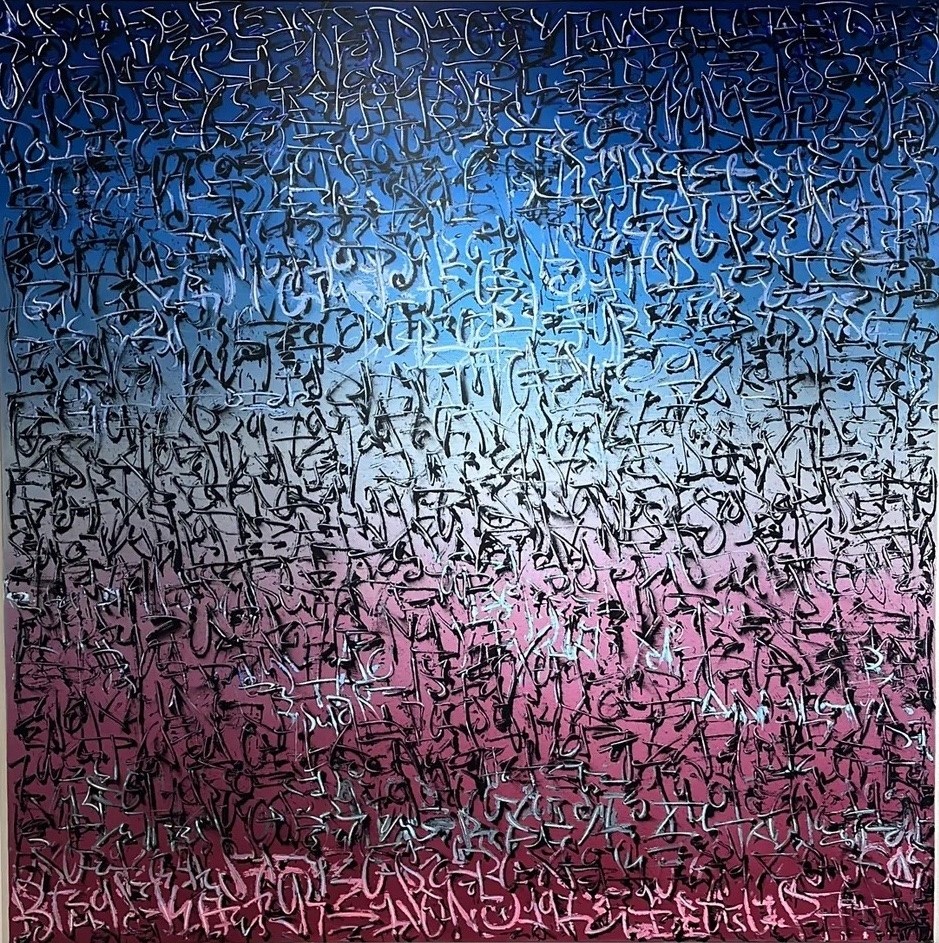 Tanc, Untitled Blue & Pink Tanc, Untitled Blue & Pink