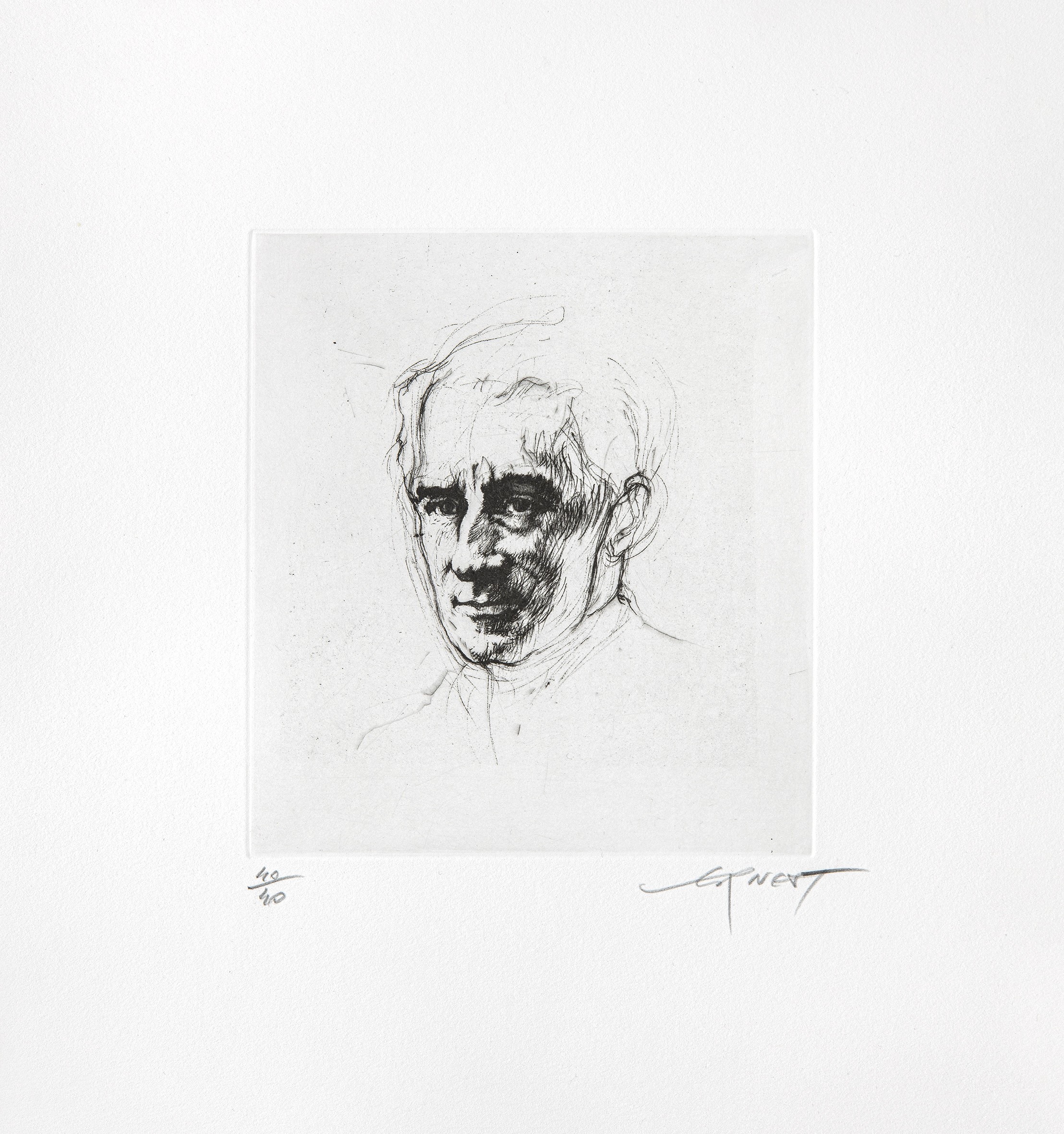Ernest Pignon-Ernest, Maurice Ravel Ernest Pignon-Ernest, Maurice Ravel