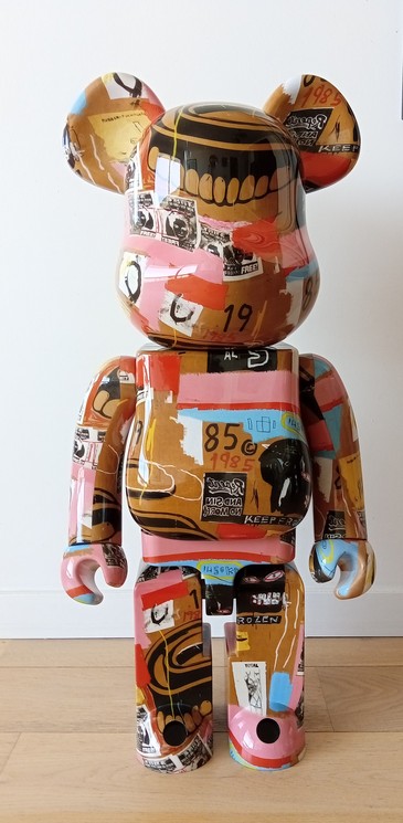 Warhol x Basquiat Bearbrick - 1000% - Version #2 - Medicom Toy - Multi