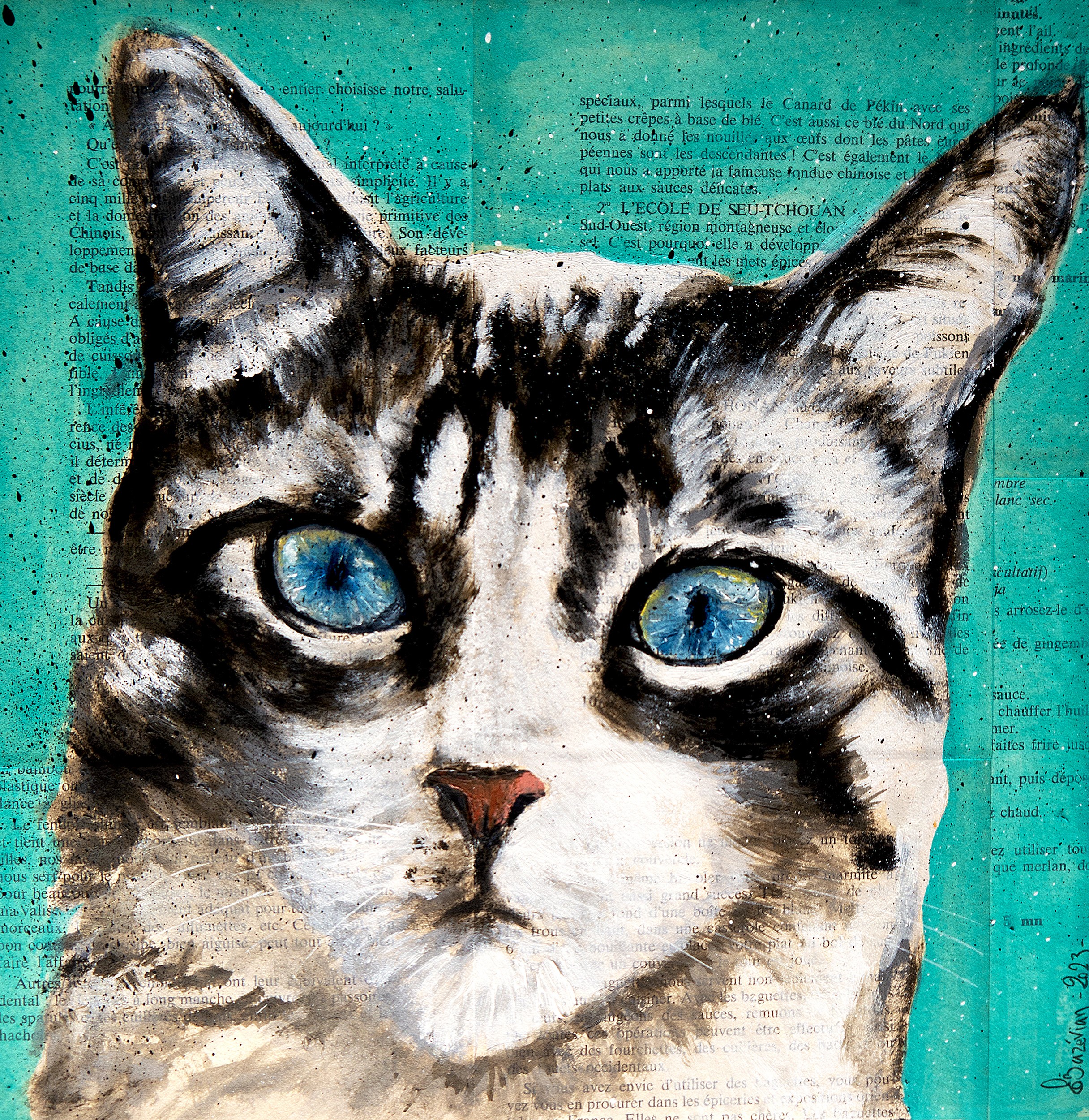 Bazévian Delacapucinière, Portrait Felice Catus Bazévian Delacapucinière, Portrait Felice Catus