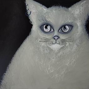 Painting, Big Cat, Elene Melikidze