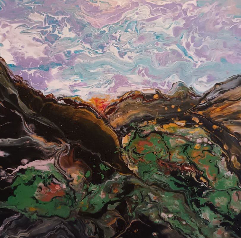Rodica Anesia, Paysage Abstrait 1 -23 Rodica Anesia, Paysage Abstrait 1 -23