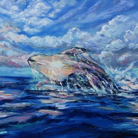 Drucke, Breaching Whale, Olga Nikitina