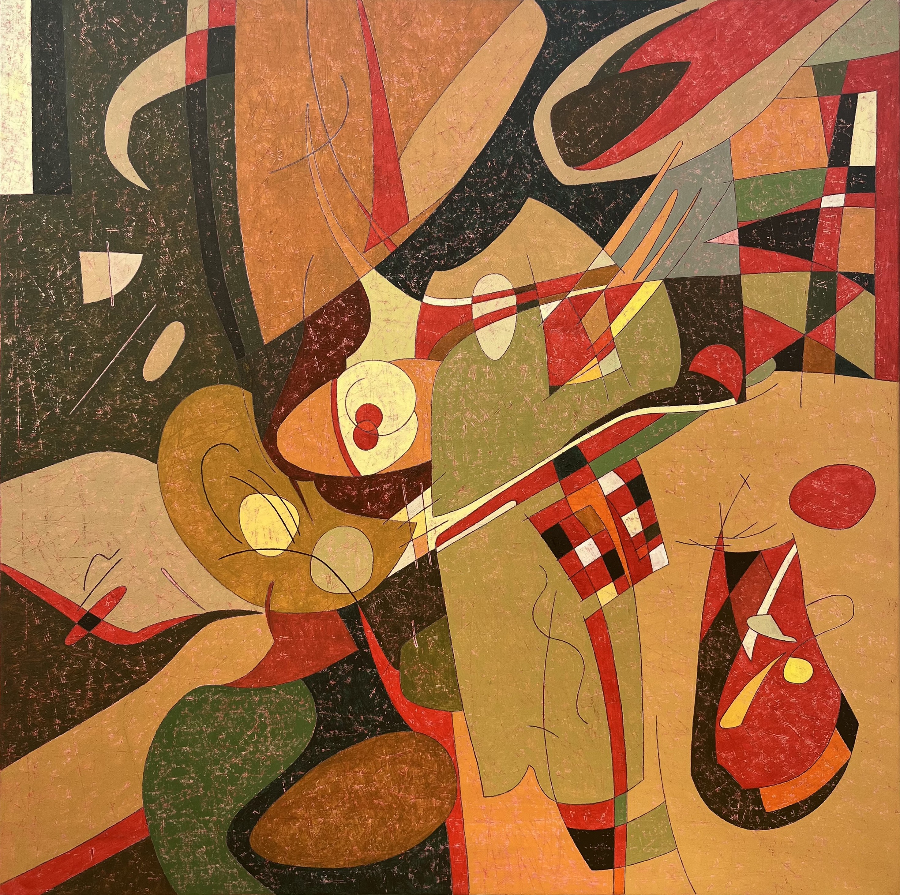 Artur Hakobjanyan, Abstract - Inspired by Miro -1 Artur Hakobjanyan, Abstract - Inspired by Miro -1