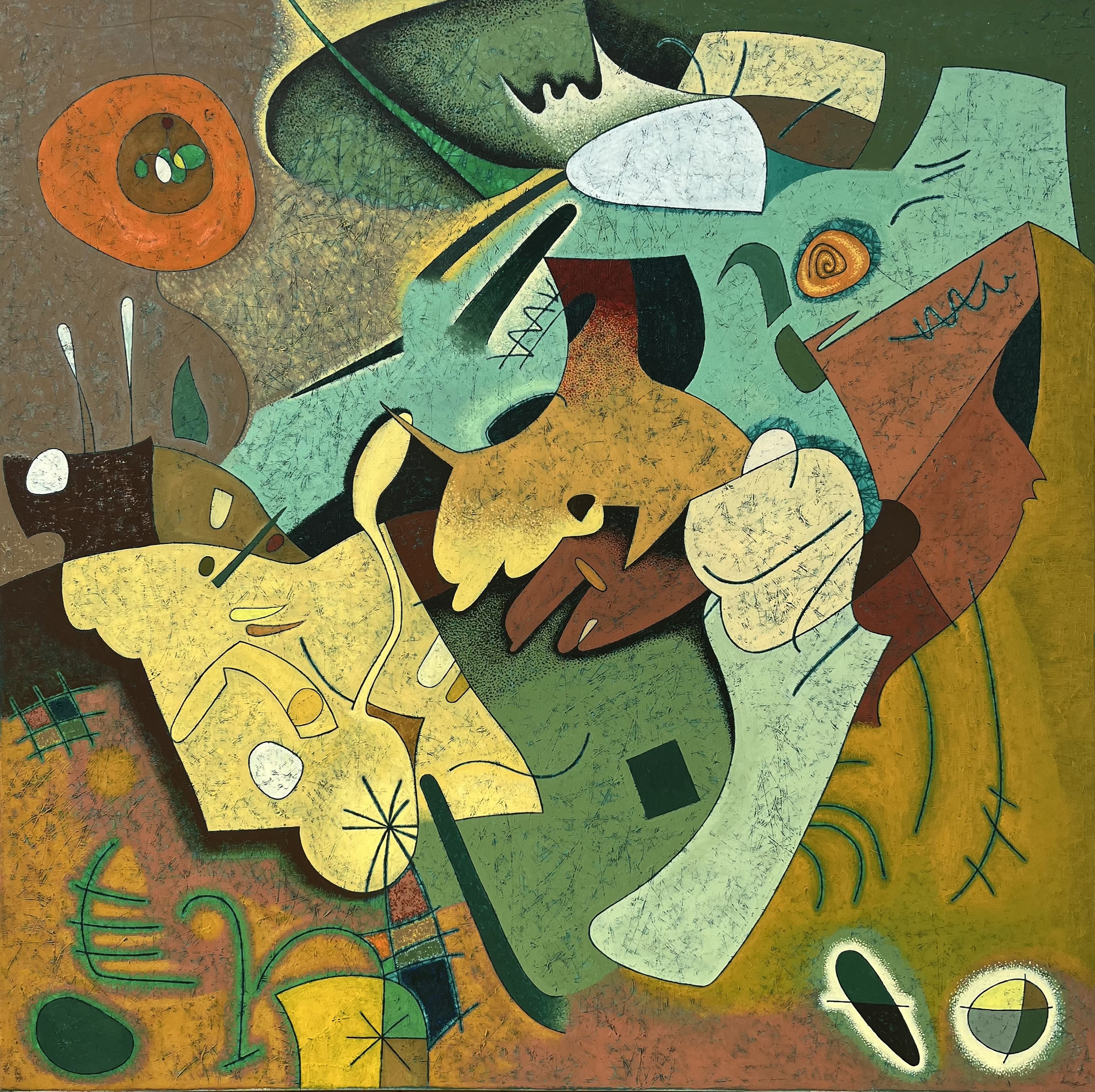 Artur Hakobjanyan, Abstract - Inspired by Miro -3 Artur Hakobjanyan, Abstract - Inspired by Miro -3