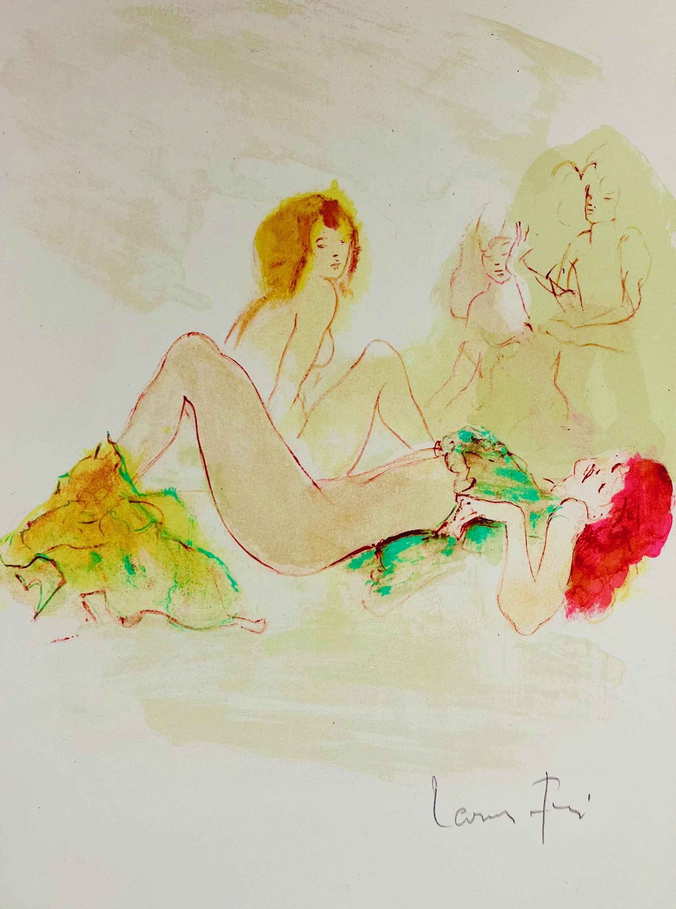 Leonor Fini, Spring red haired lady Printemps La femme aux cheveux rouges Leonor Fini, Spring red haired lady Printemps La femme aux cheveux rouges
