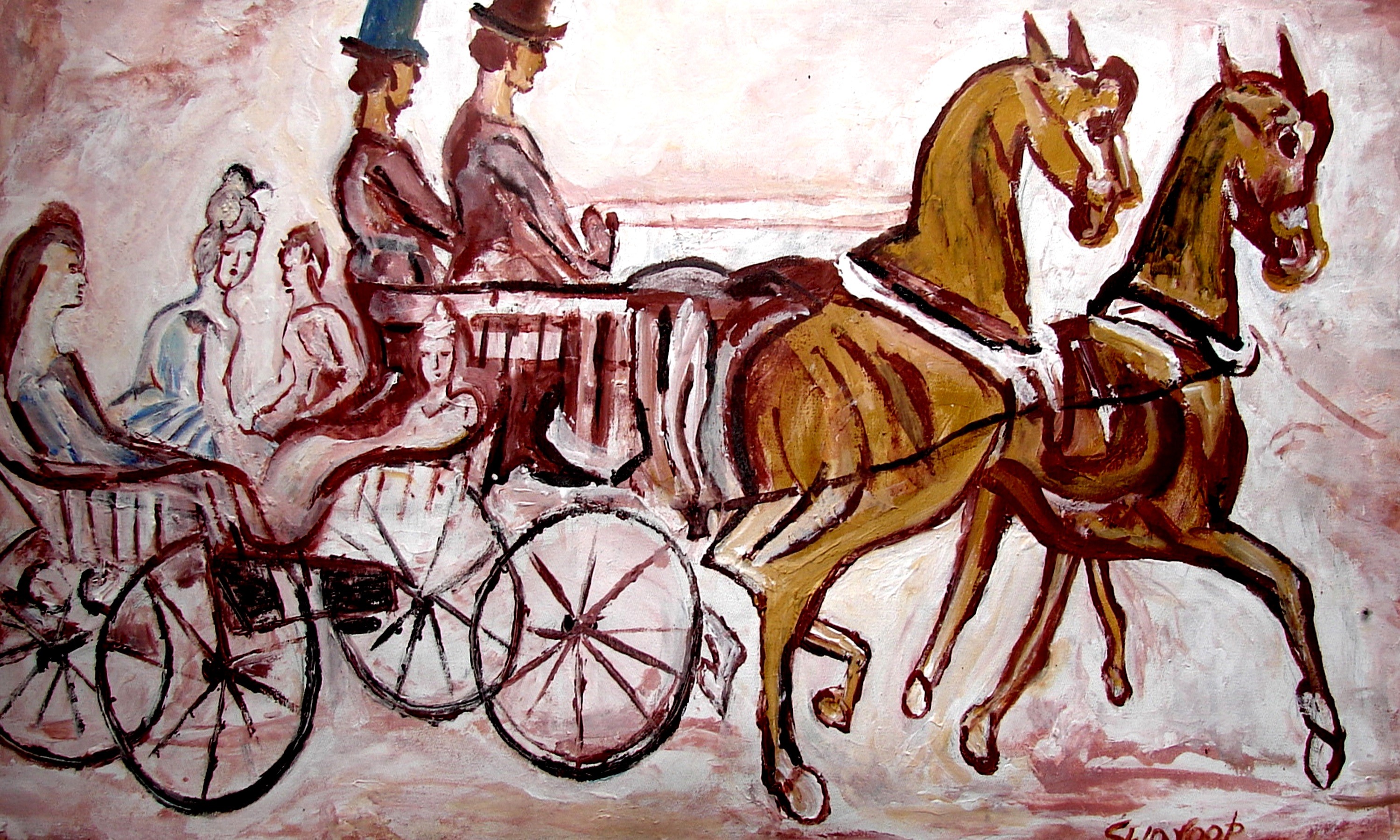 Anand Manchiraju, Horse chariot Anand Manchiraju, Horse chariot