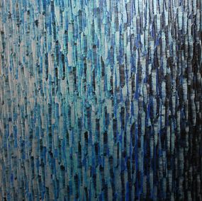 Fondu couleur argent bleu gris, Jonathan Pradillon