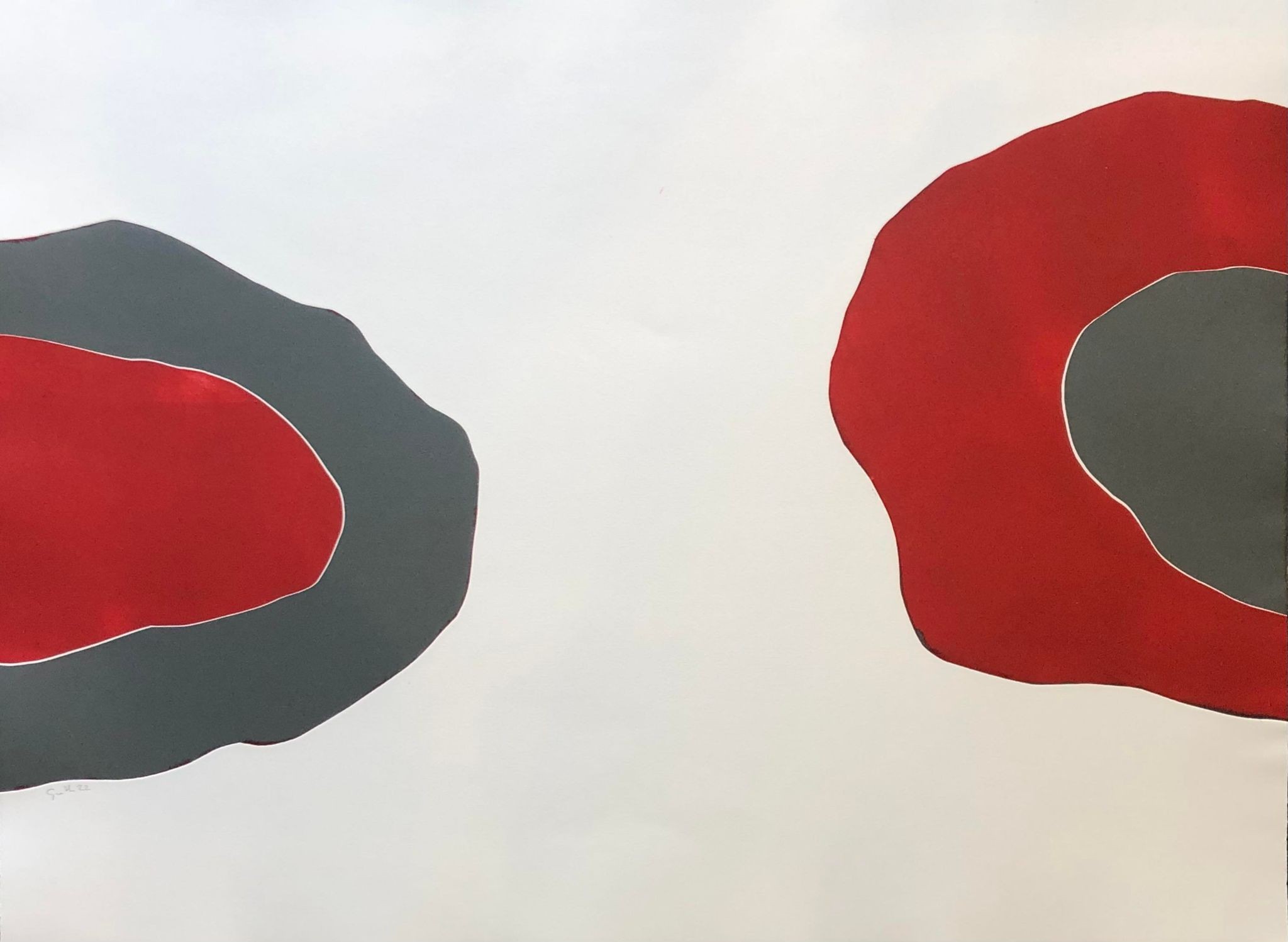 Didier Guth, Monotype modulable 9, gravure originale Didier Guth, Monotype modulable 9, gravure originale