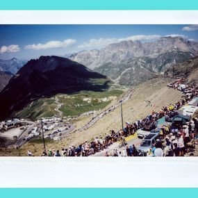 Photography, 1-Tour de France 2022 11ème étape Albertville-Col du Granon. Le Col du Galibier situé à 2642 mètres dans les Alpes Françaises. Une stèle est érigée en souvenir d'Henri Desgrange créateur du Tour de France en 1903., Jérémy Lempin