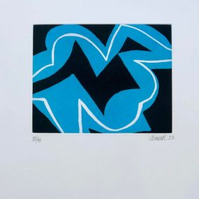 Édition, 2023-B, gravure originale, Alain Clément