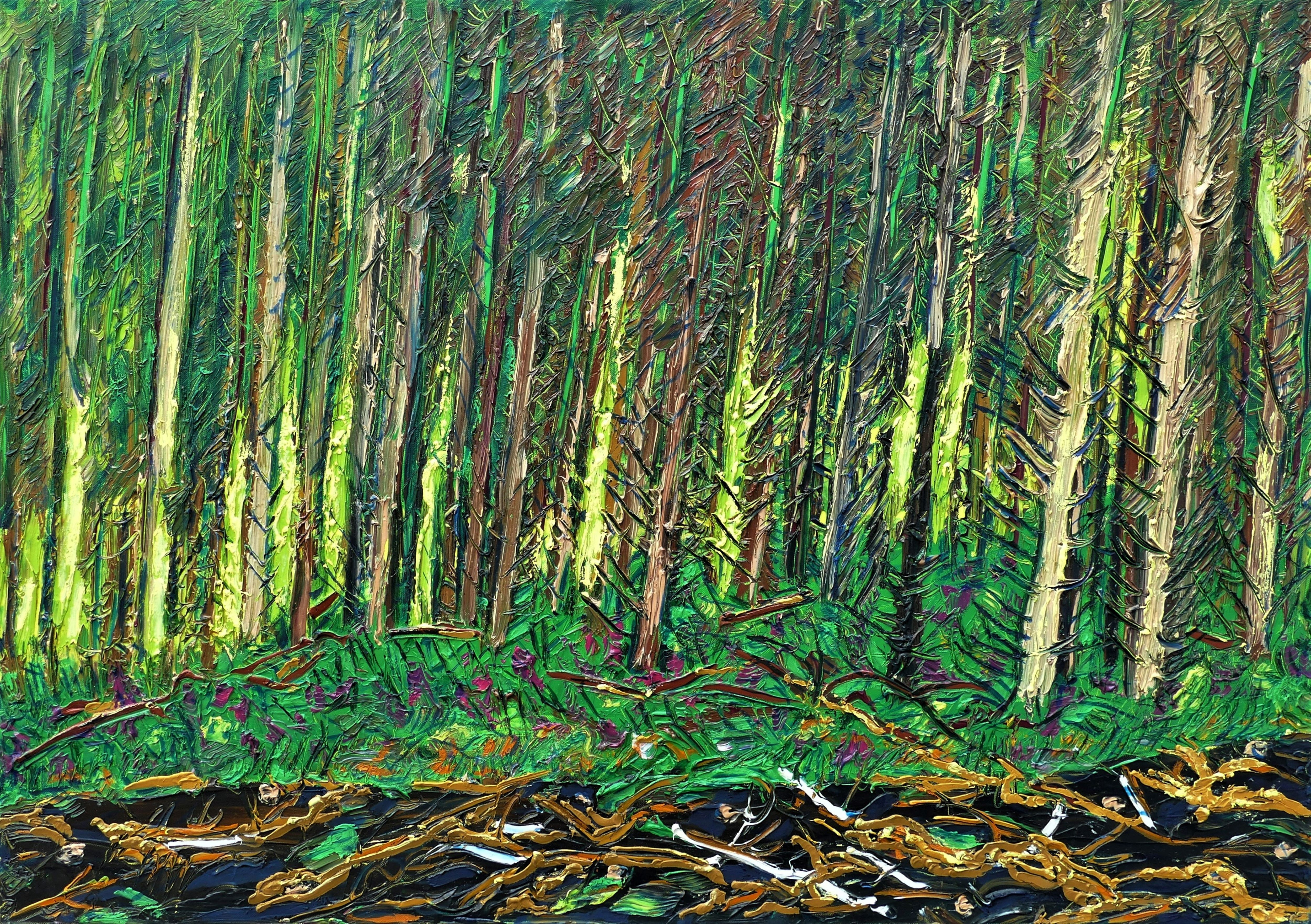 Karl-Karol Chrobok, Path at the edge of the forest Karl-Karol Chrobok, Path at the edge of the forest