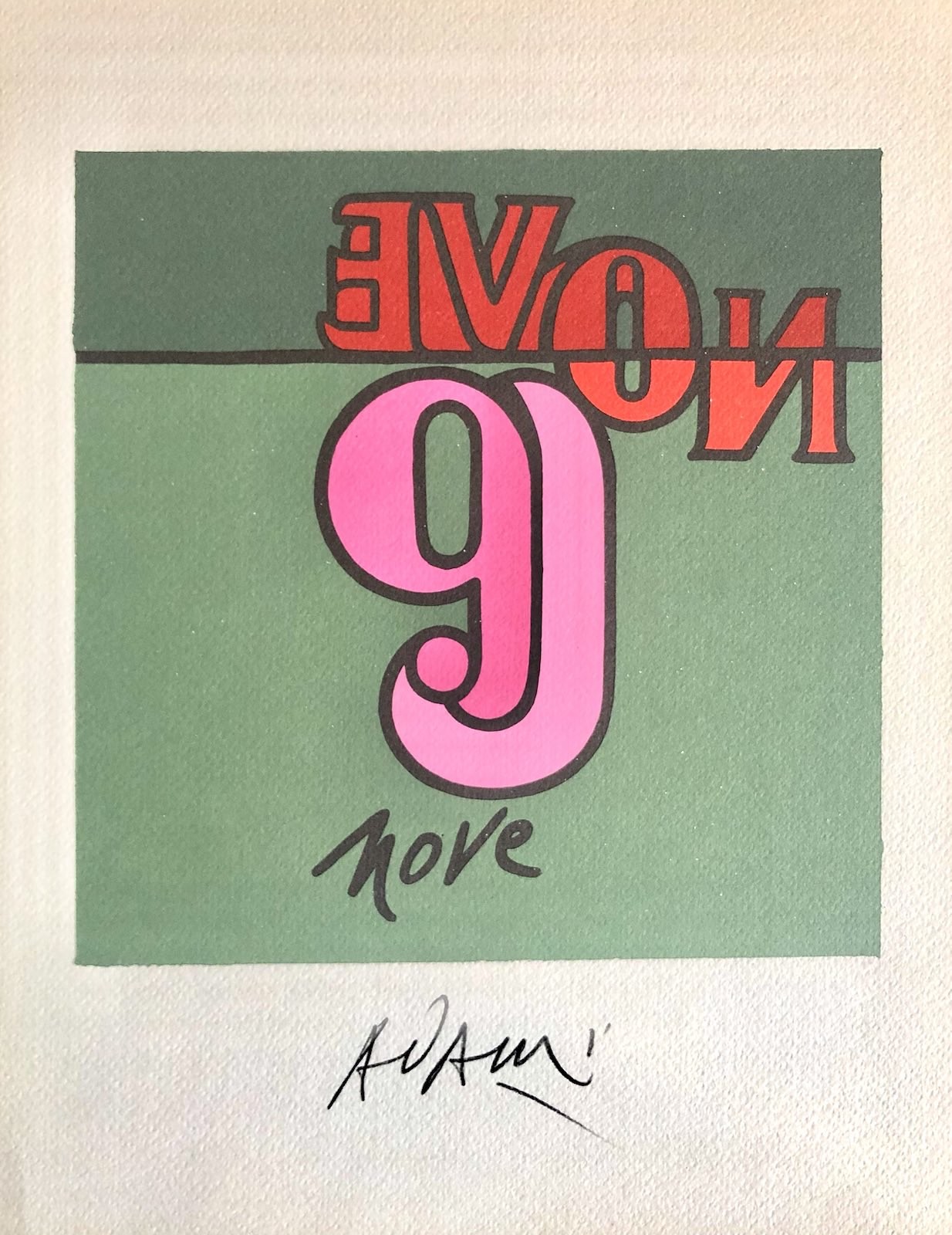 Valerio Adami, Numéro 9 Valerio Adami, Numéro 9