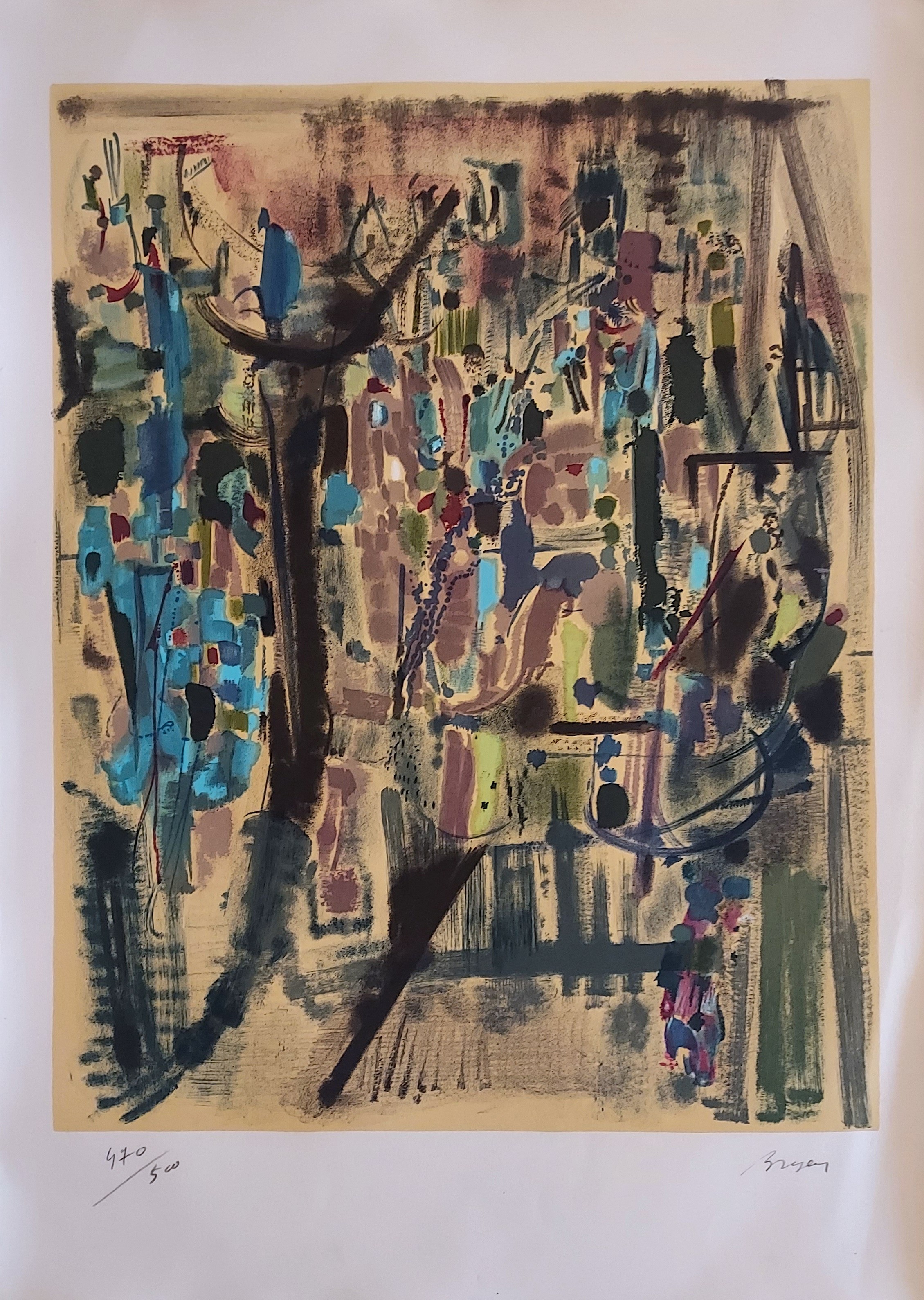 Camille Bryen, Exposition CNAC 1971 Camille Bryen, Exposition CNAC 1971