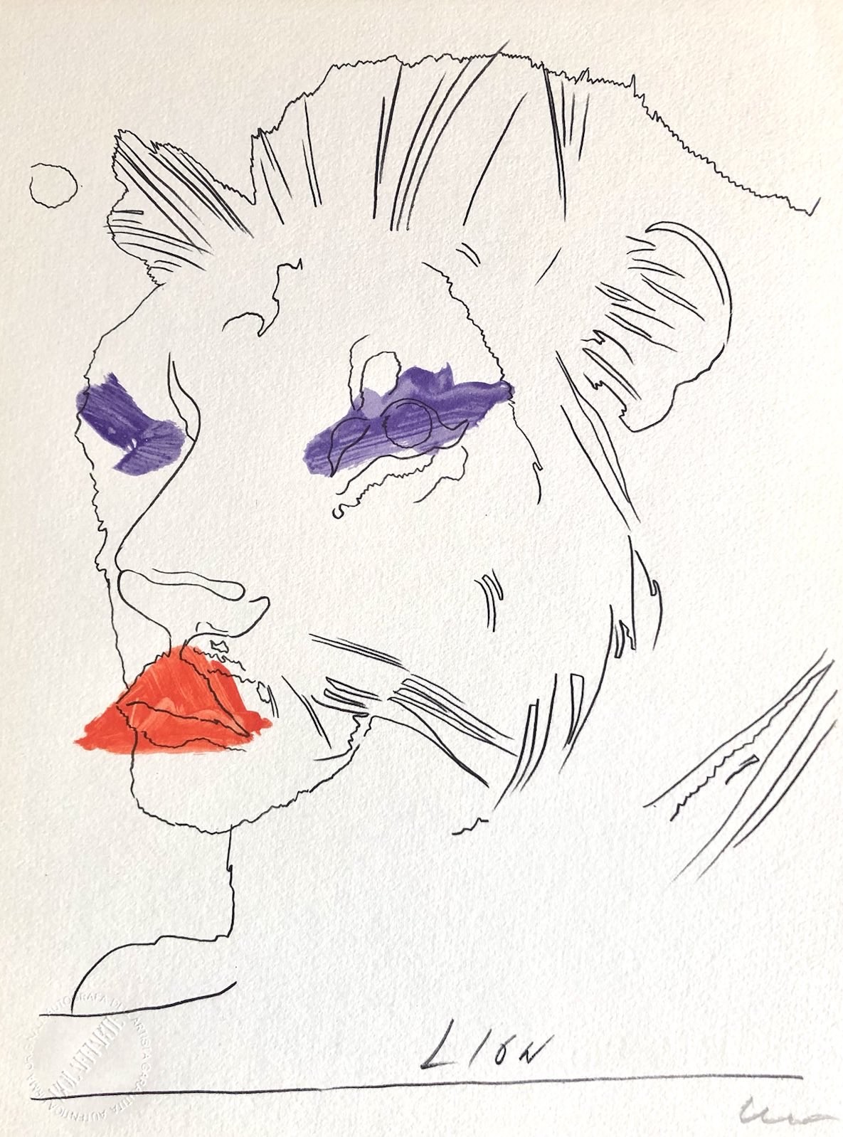 Andy Warhol, Lion Andy Warhol, Lion