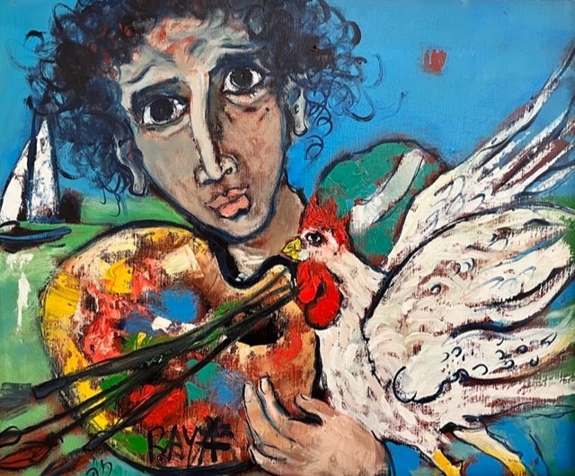 Raya Sorkine, Portrait du peintre Raya Sorkine, Portrait du peintre
