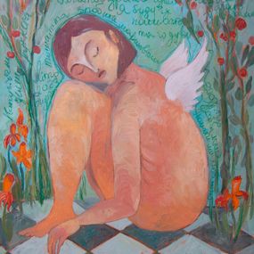 Painting, Flora, Dasha Pogodina