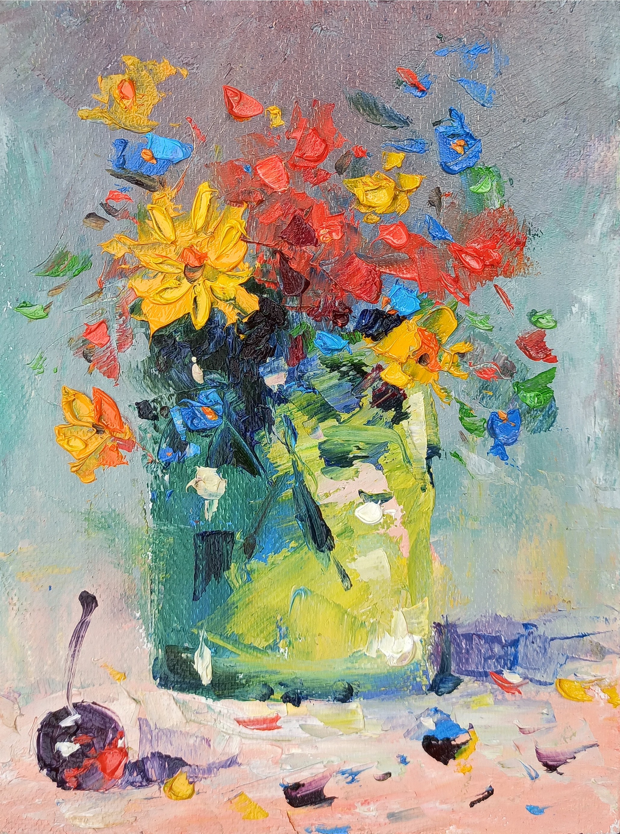 Narek Qochunc, Still life - flowers -4 Narek Qochunc, Still life - flowers -4