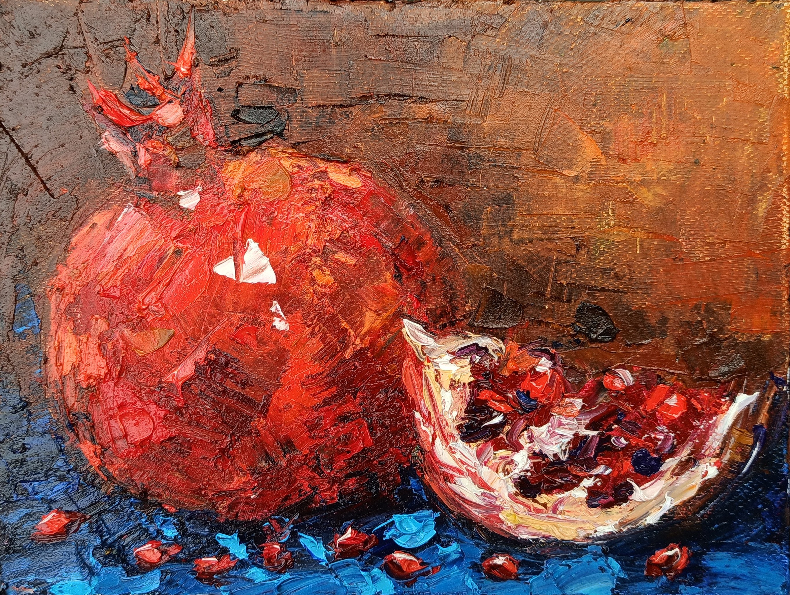 Narek Qochunc, Still life - pomegranate Narek Qochunc, Still life - pomegranate