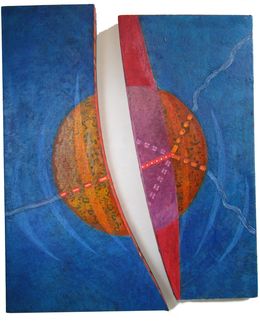Painting, L'entre deux, Do Delaunay
