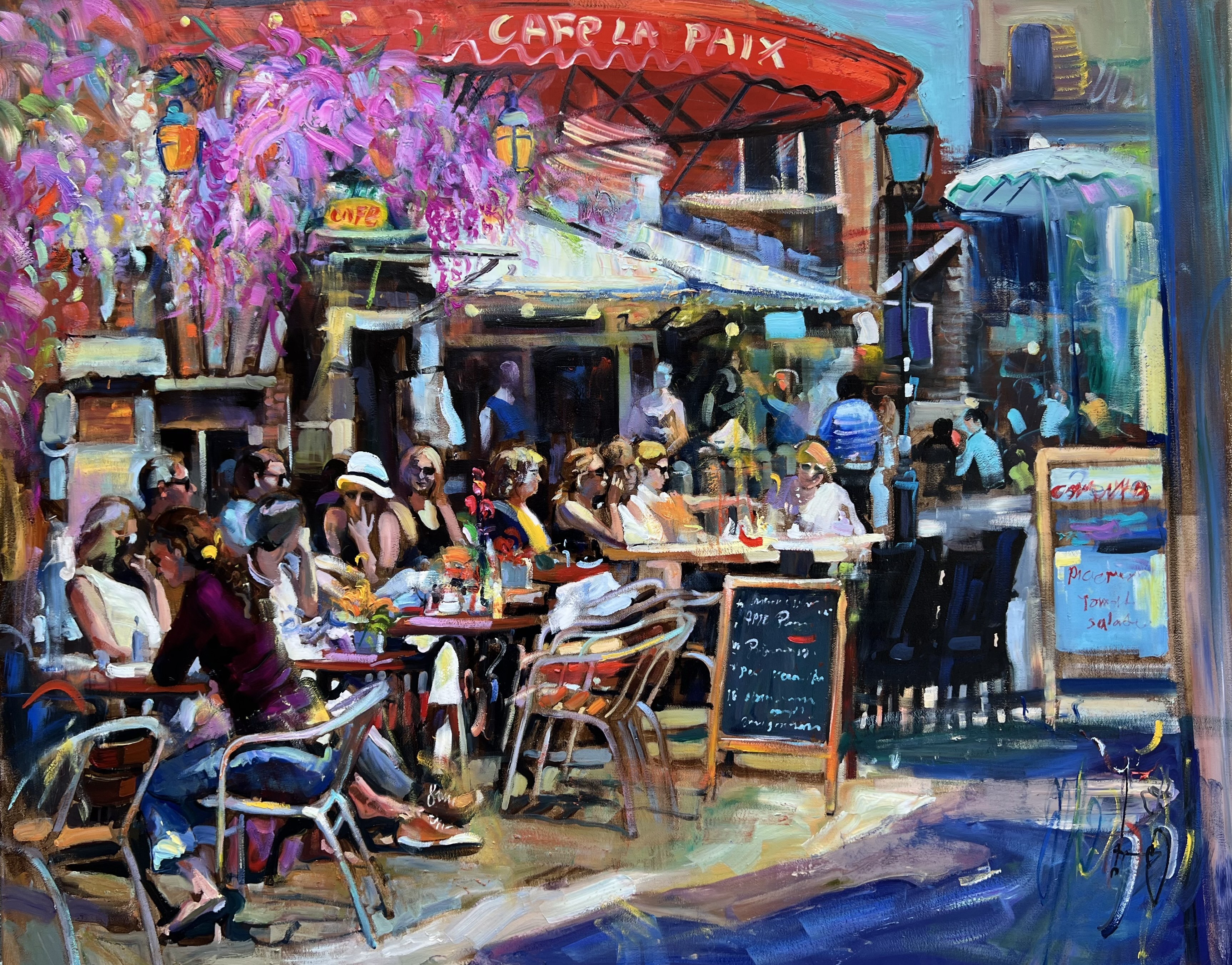 Irakli Chikovani, Café La Paix, Paris Irakli Chikovani, Café La Paix, Paris