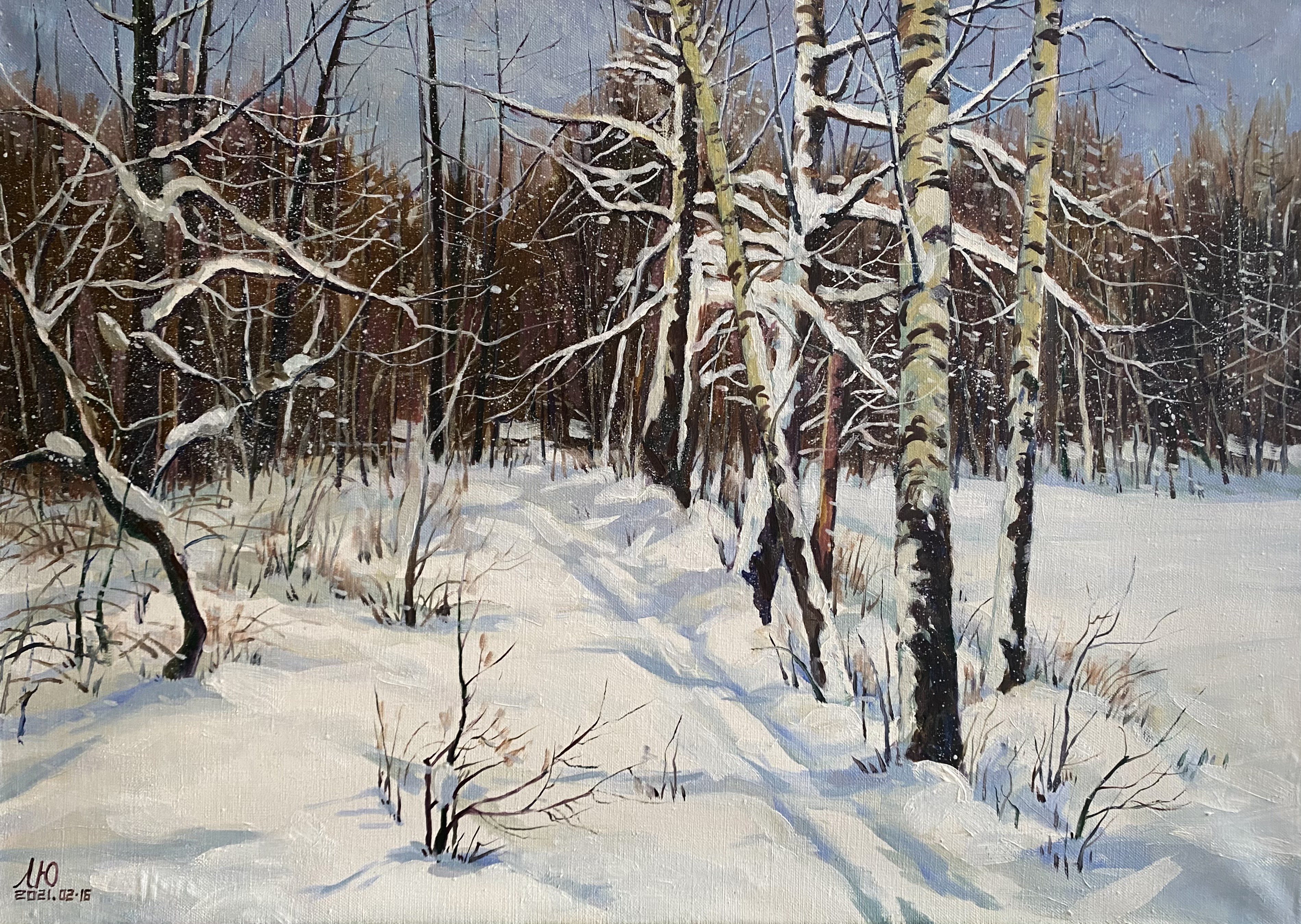 Liu Ziyu, Forest After Snow Liu Ziyu, Forest After Snow
