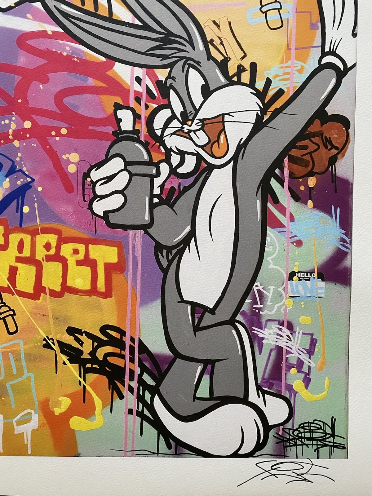 Bugs Bunny Heart by Fat, 2023 | Print | Artsper (1981842)
