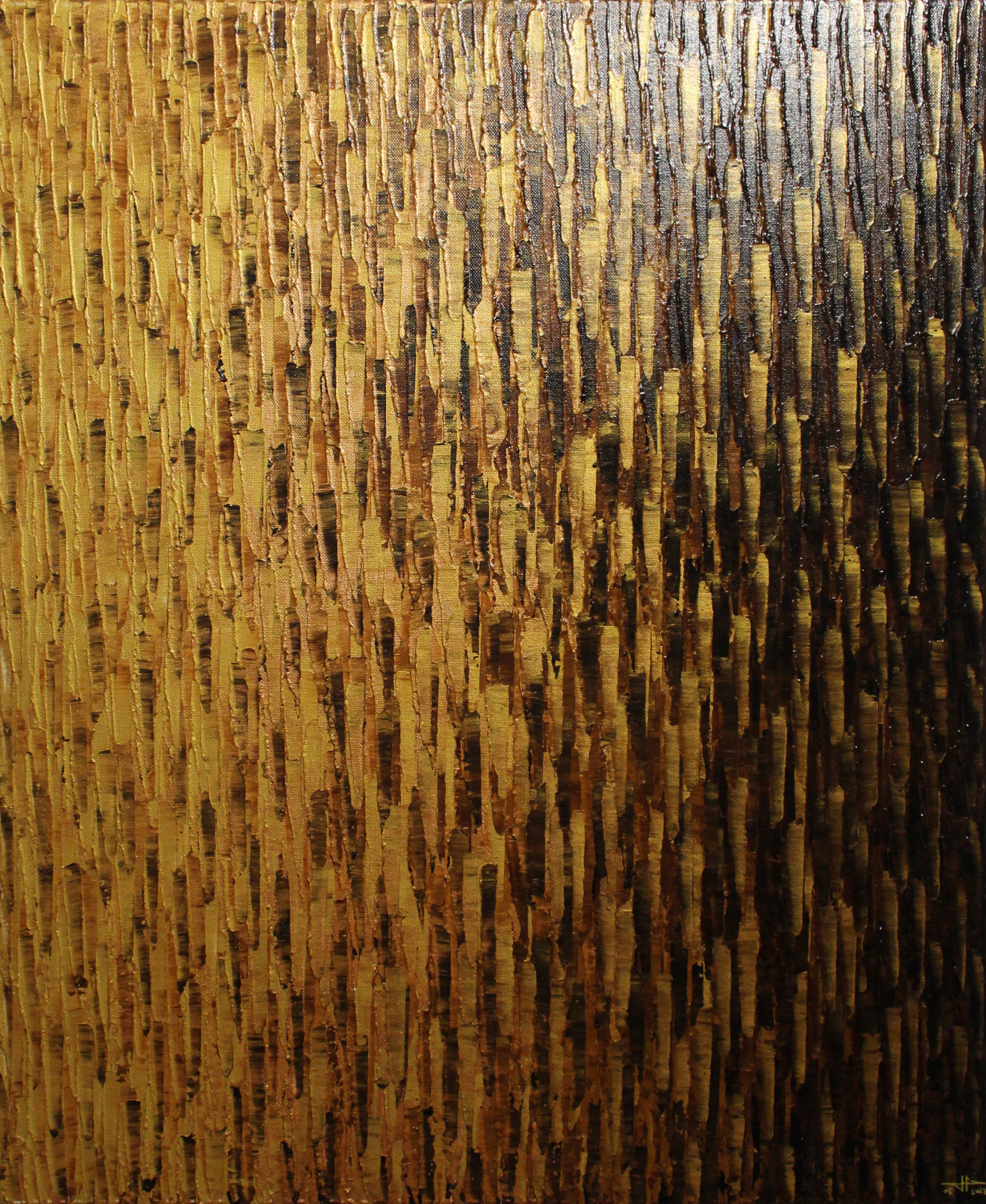 Jonathan Pradillon, Fondu couleur or marron Jonathan Pradillon, Fondu couleur or marron