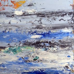 Peinture, Abstraction océane 11, Jeanne Aure
