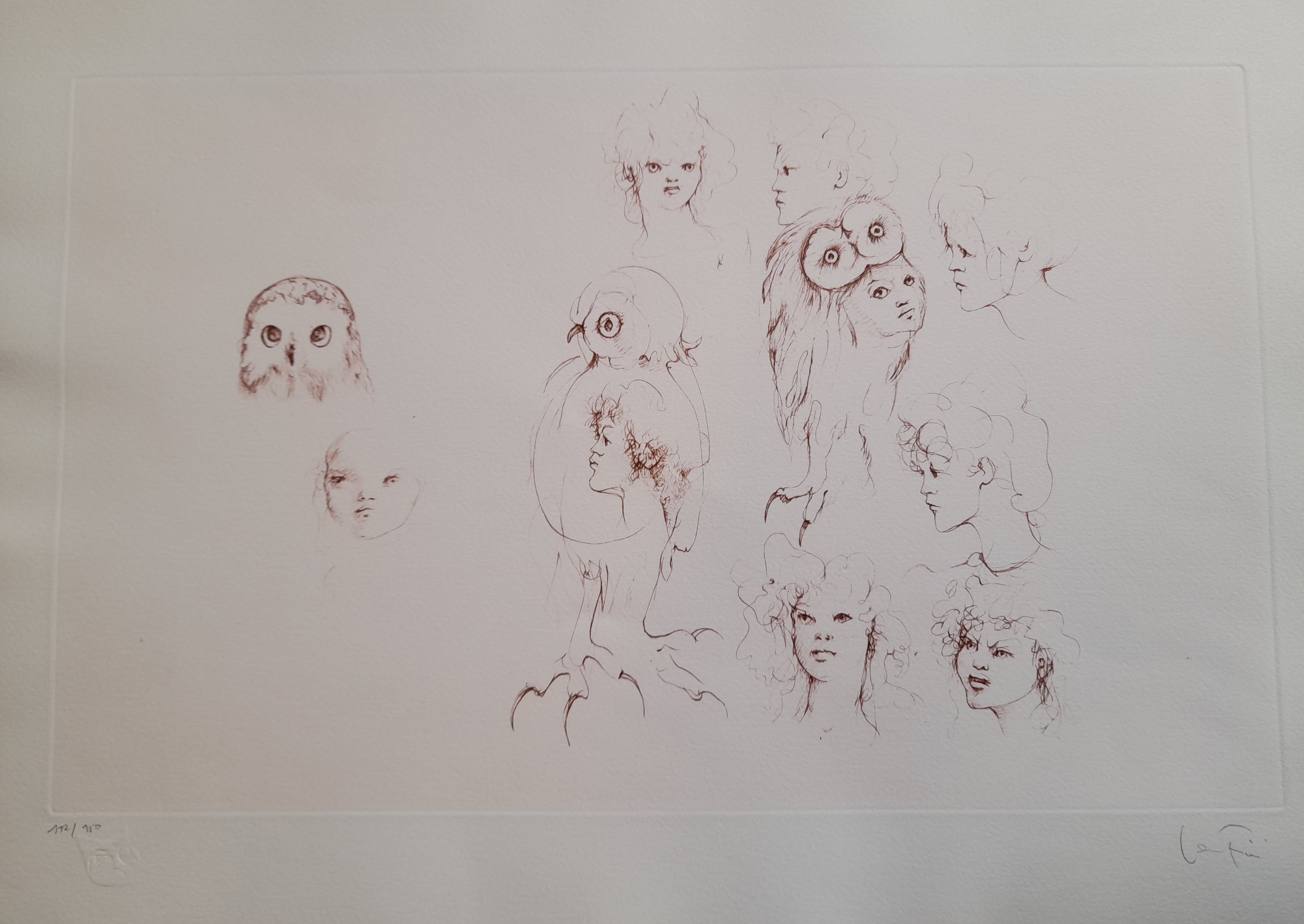 Leonor Fini, Variation de Chouettes Leonor Fini, Variation de Chouettes