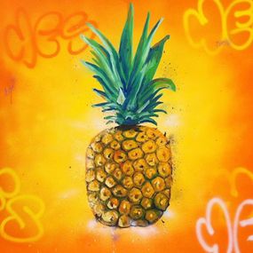 Peinture, Big Ananas, Odin Pigelet