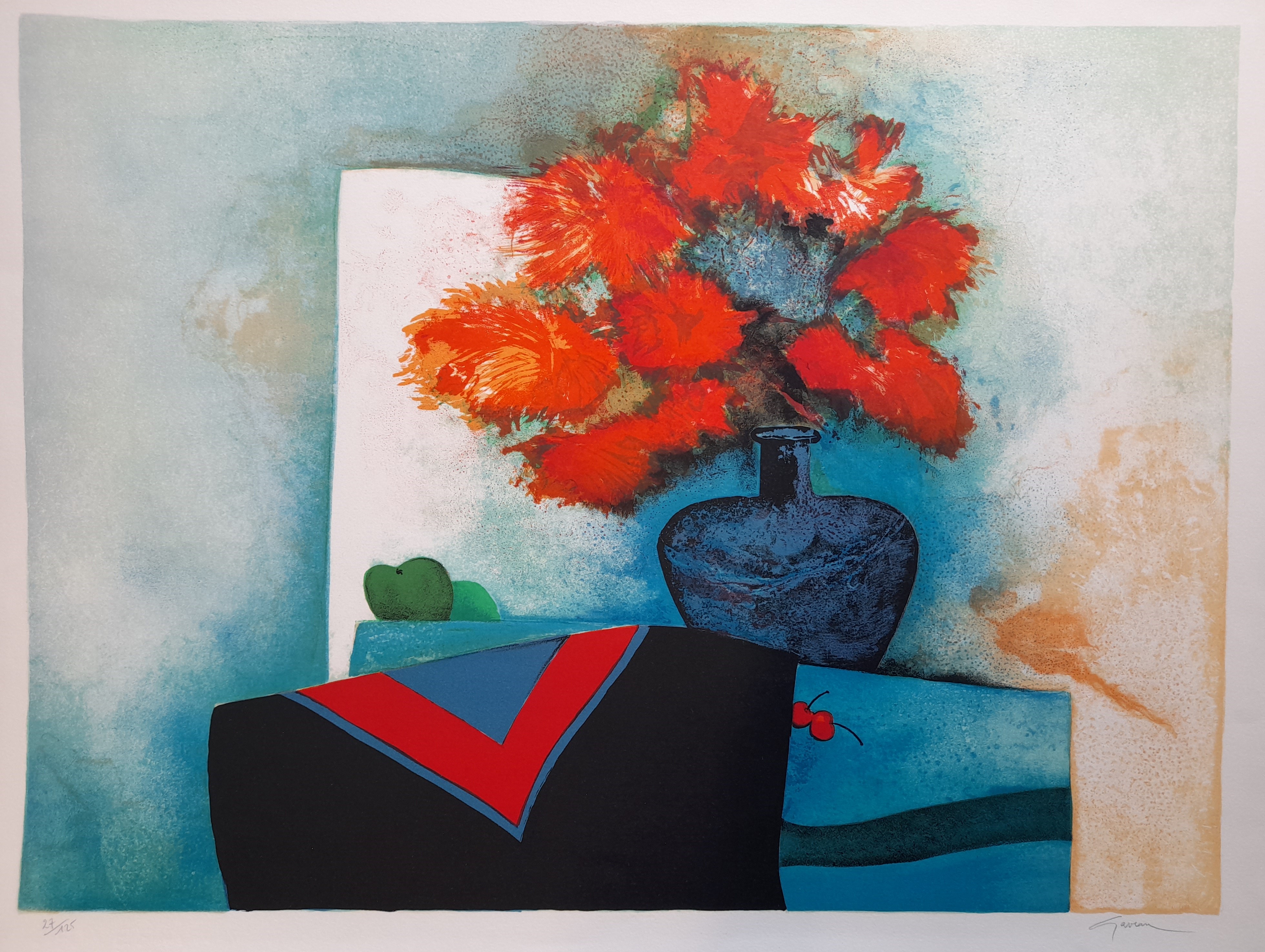 Claude Gaveau, Fruit aux tokyos rouges Claude Gaveau, Fruit aux tokyos rouges
