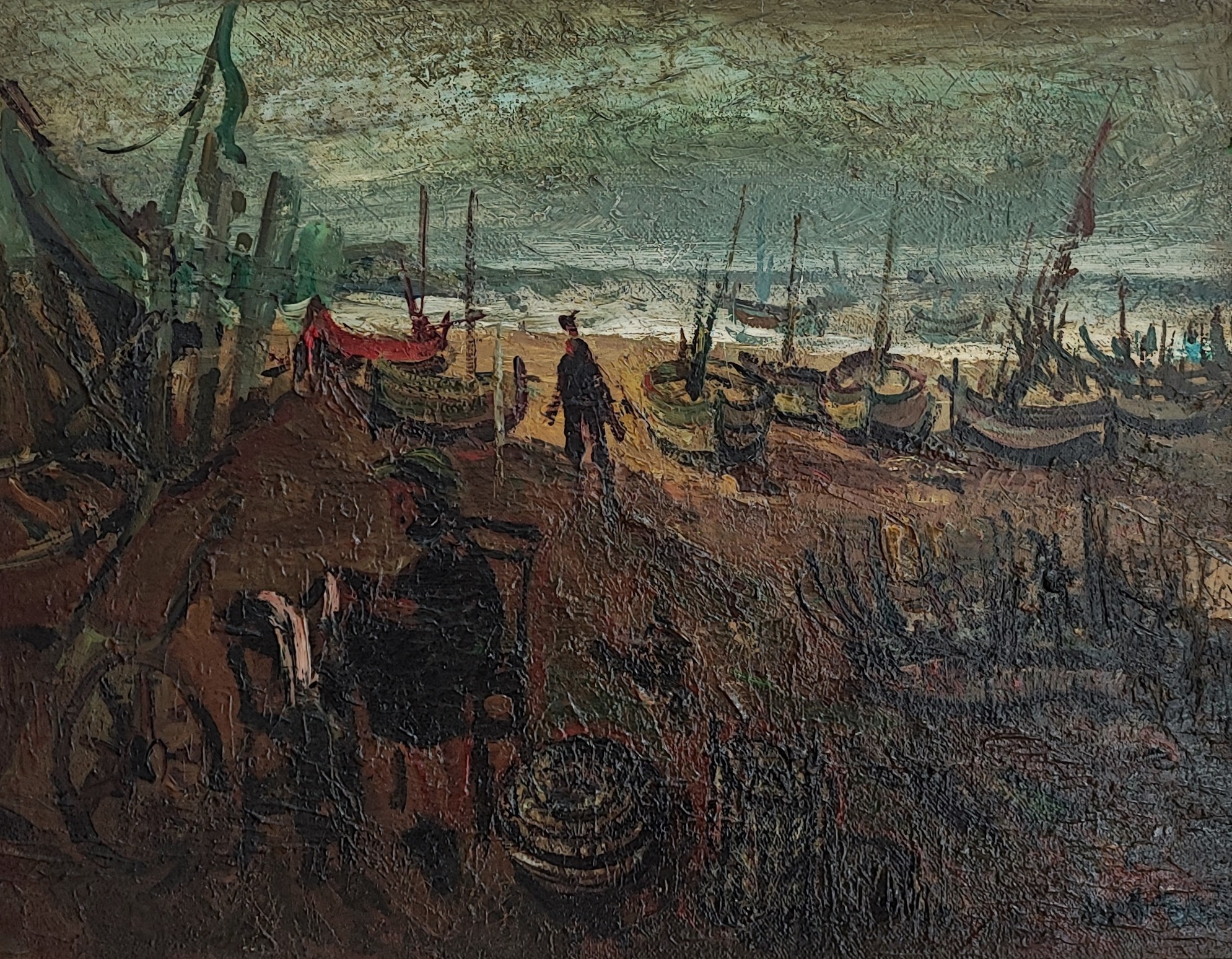 Sylvain Vigny, Barques et pêcheurs Sylvain Vigny, Barques et pêcheurs